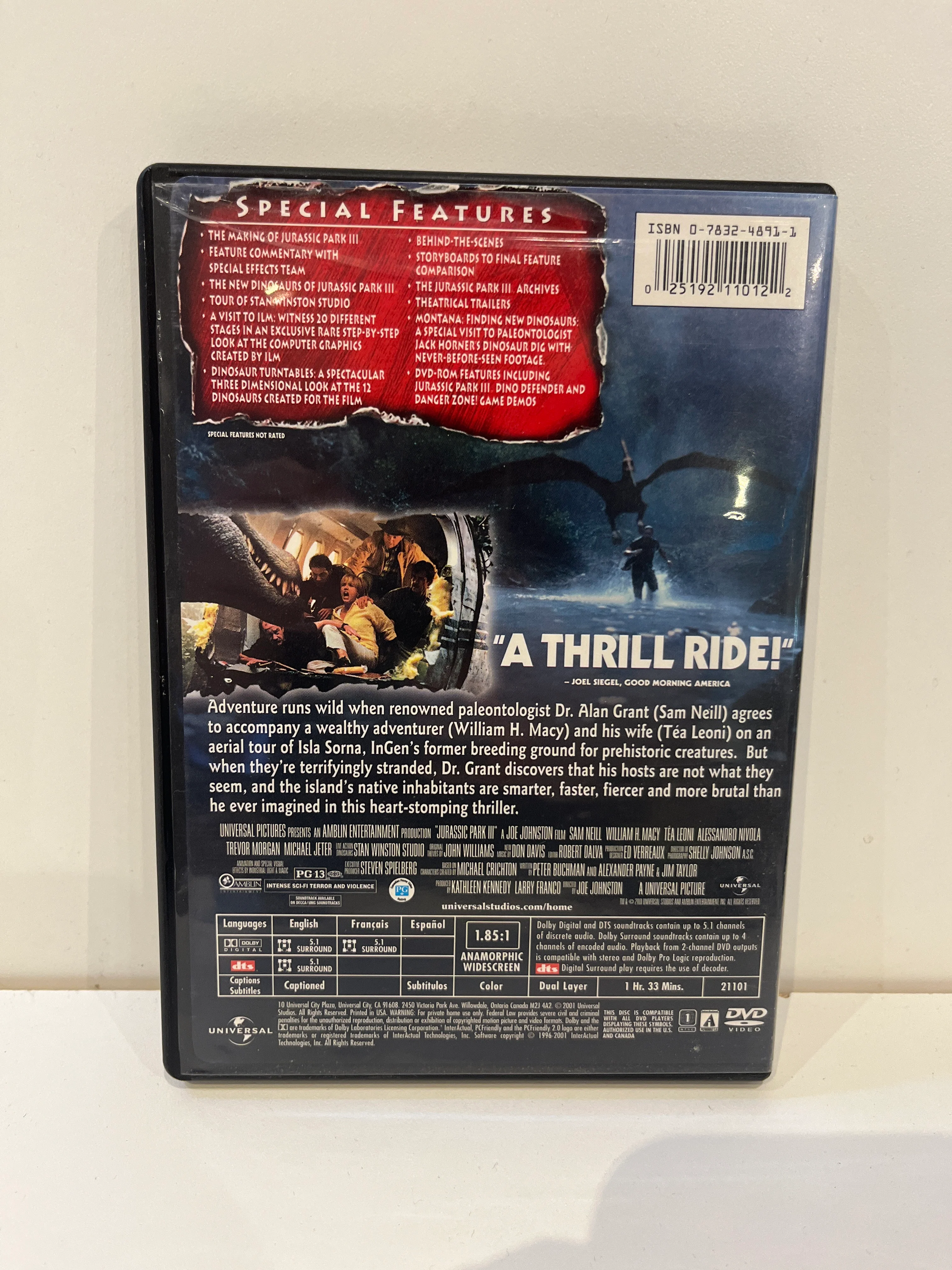Jurassic Park III - DVD - Image 2