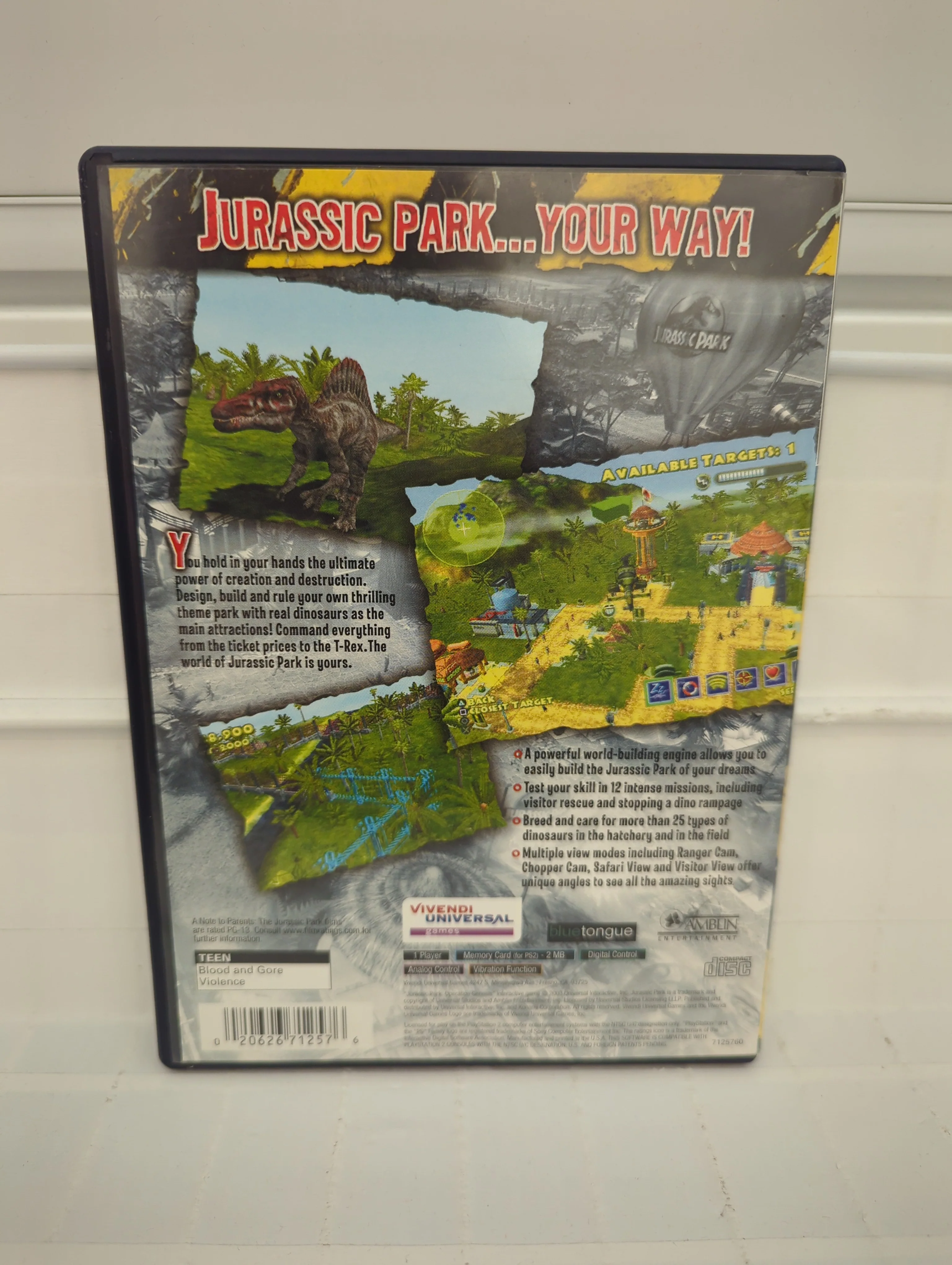 Jurassic Park Operation Genesis - Playstation 2 - Image 2