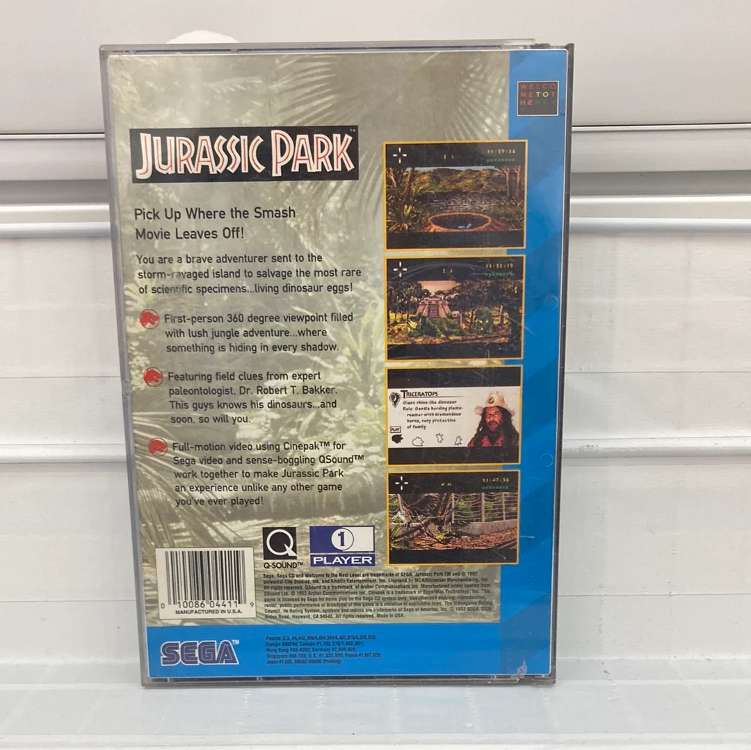 Jurassic Park - Sega CD - Image 2