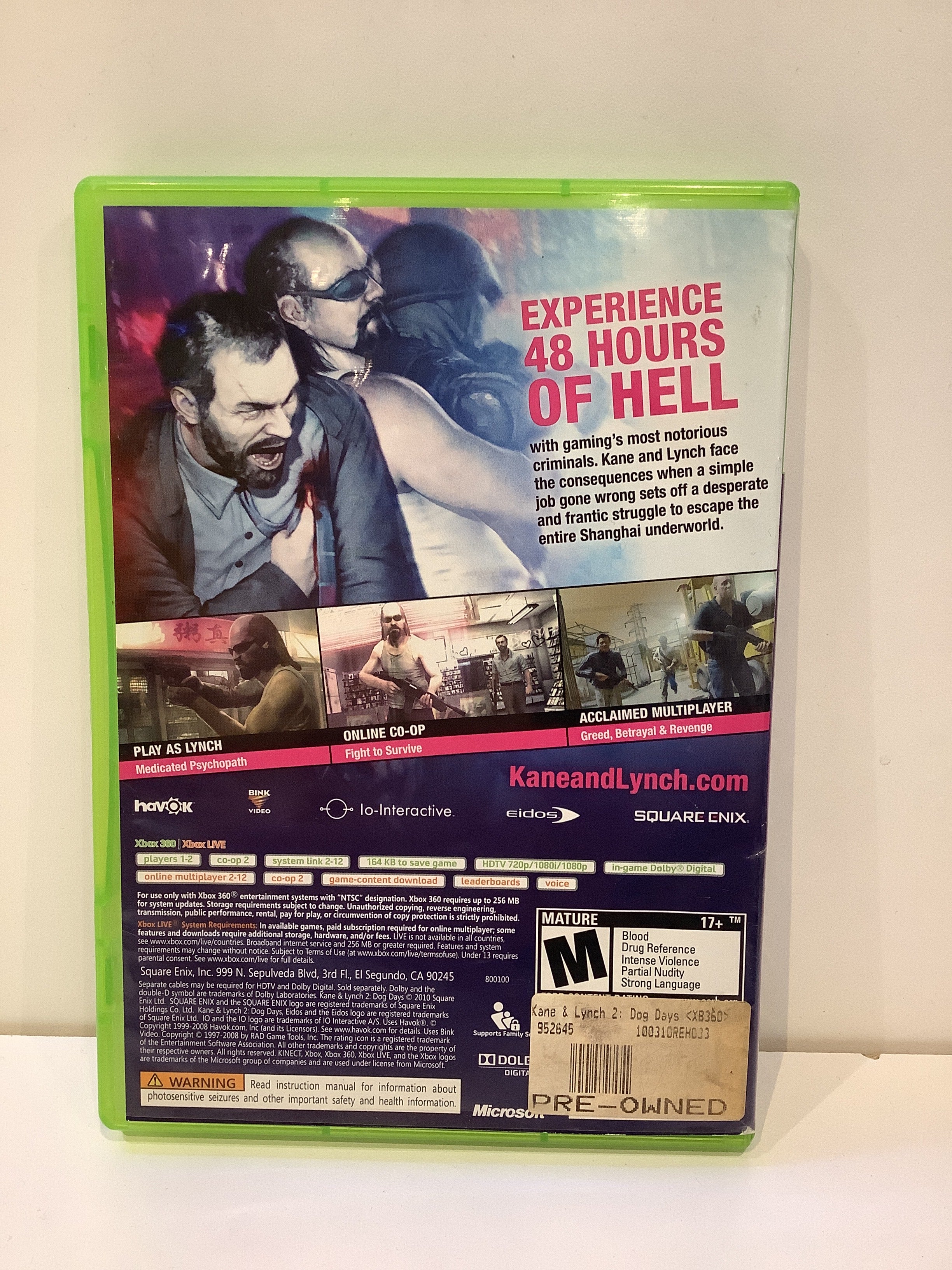Kane & Lynch 2: Dog Days - Xbox 360 - Image 2