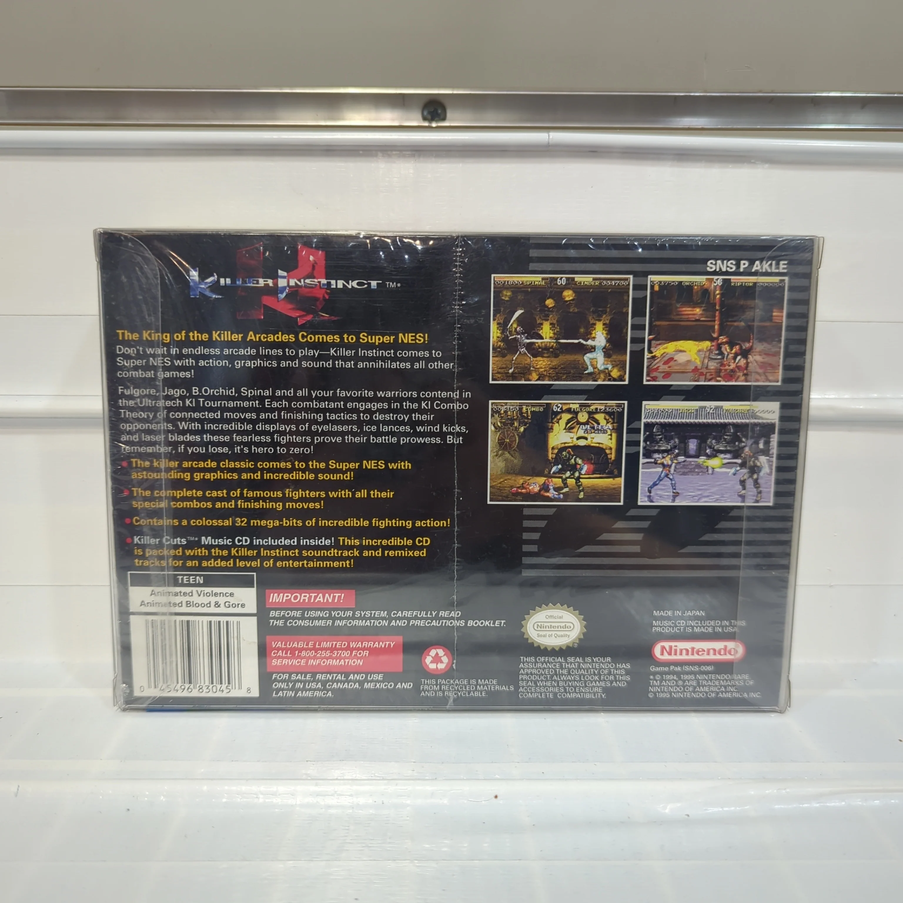 Killer Instinct - Super Nintendo - Image 2