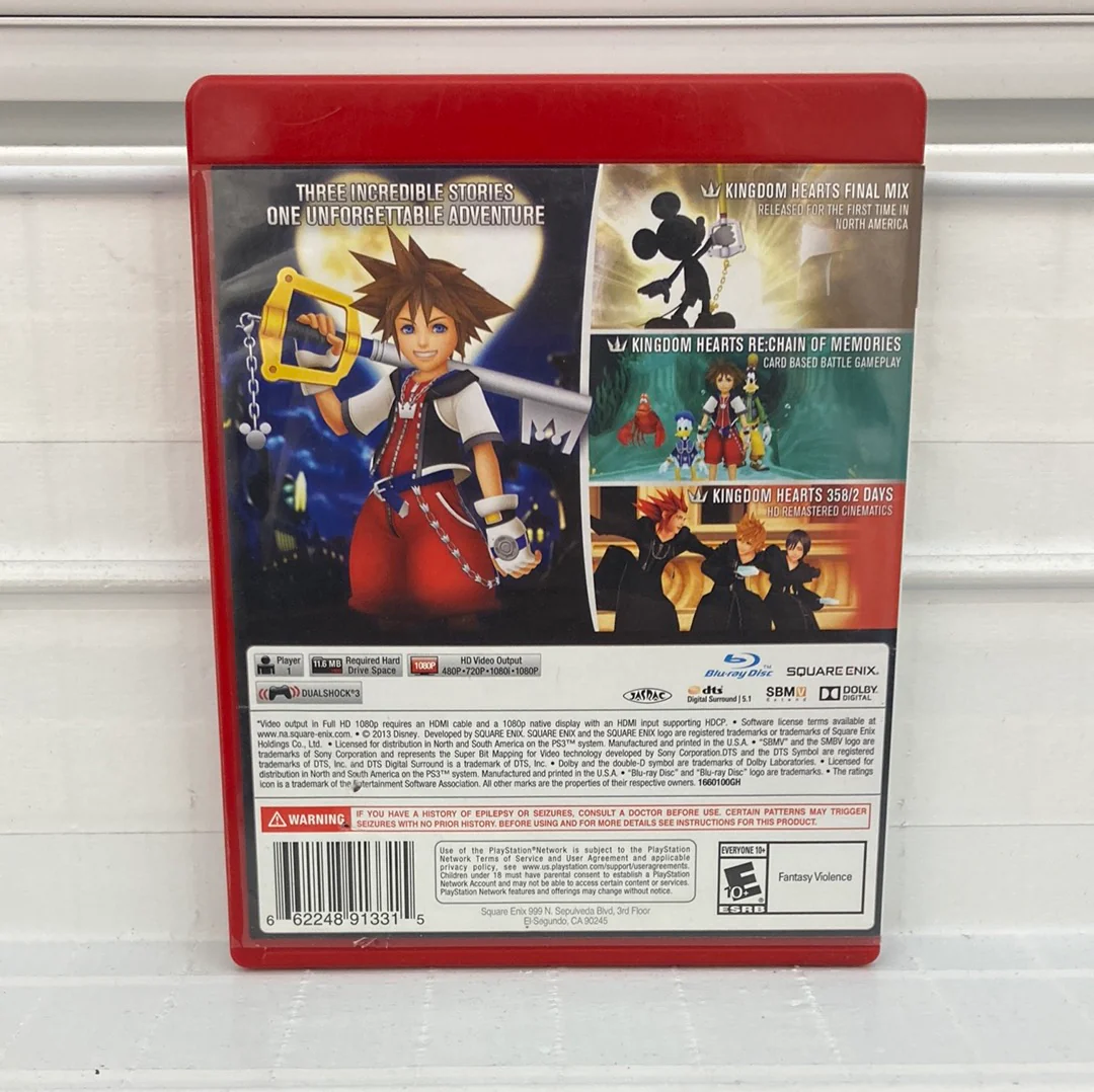 Kingdom Hearts HD 1.5 Remix [Greatest Hits] - Playstation 3 - Image 2
