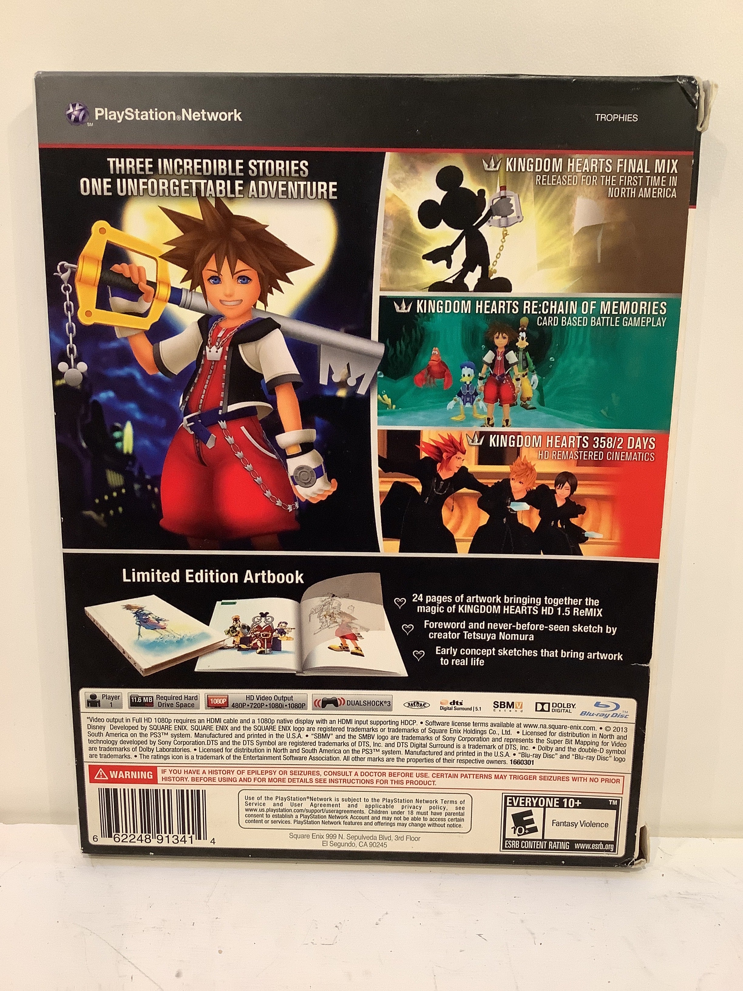 Kingdom Hearts HD 1.5 Remix [Limited Edition] - Playstation 3 - Image 2