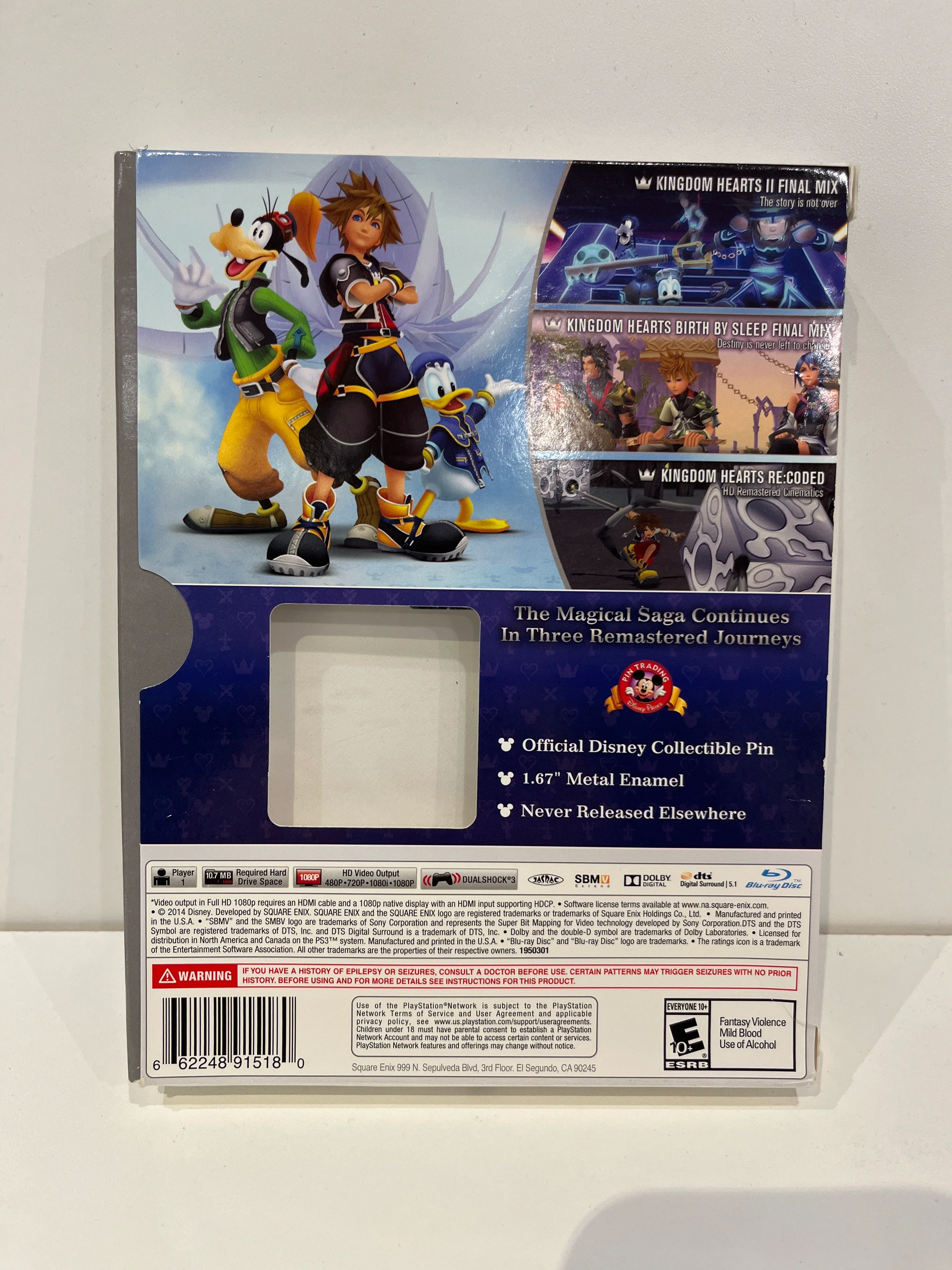 Kingdom Hearts HD 2.5 Remix [Limited Edition] - Playstation 3 - Image 2