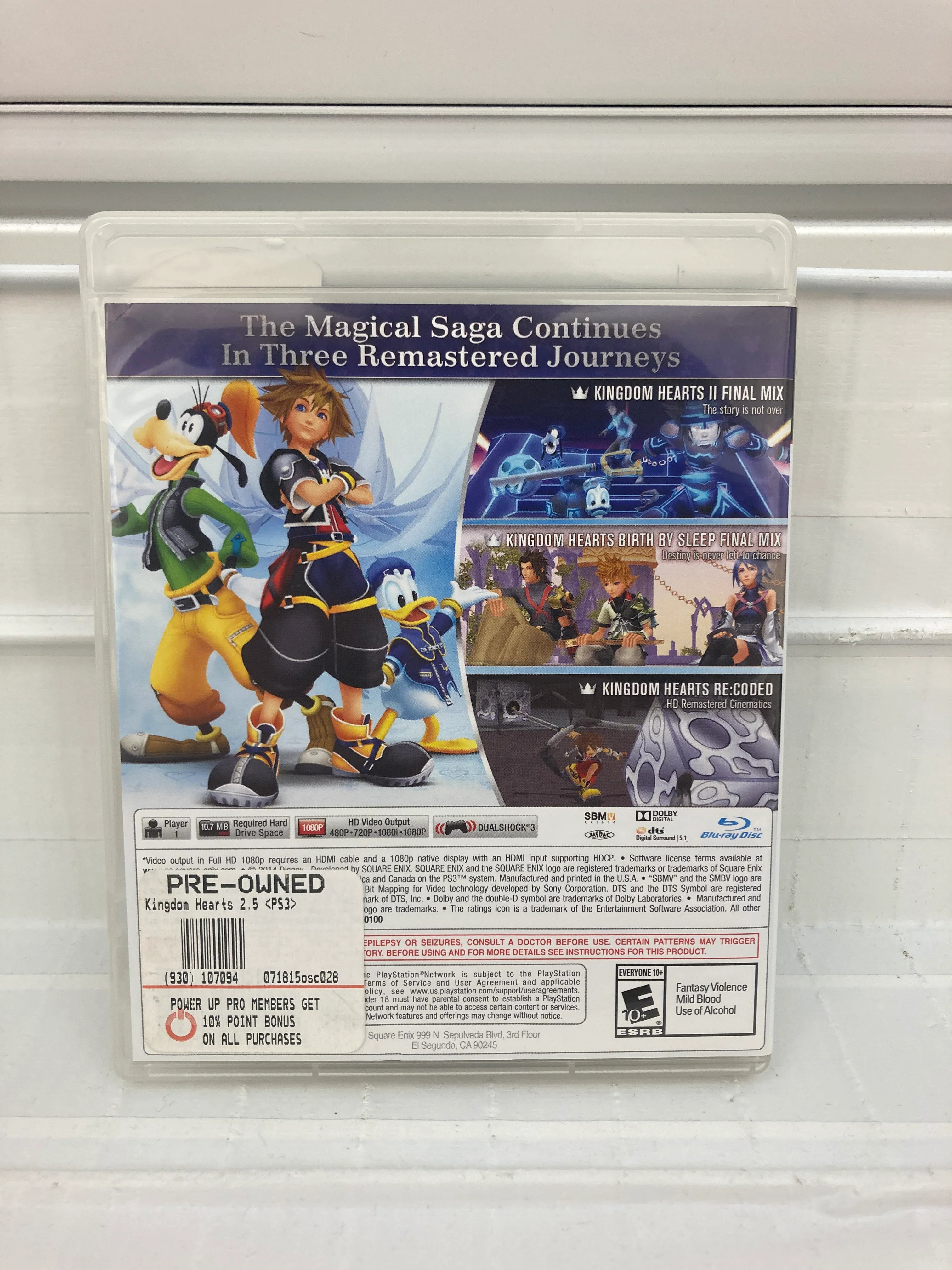 Kingdom Hearts HD 2.5 Remix - Playstation 3 - Image 2