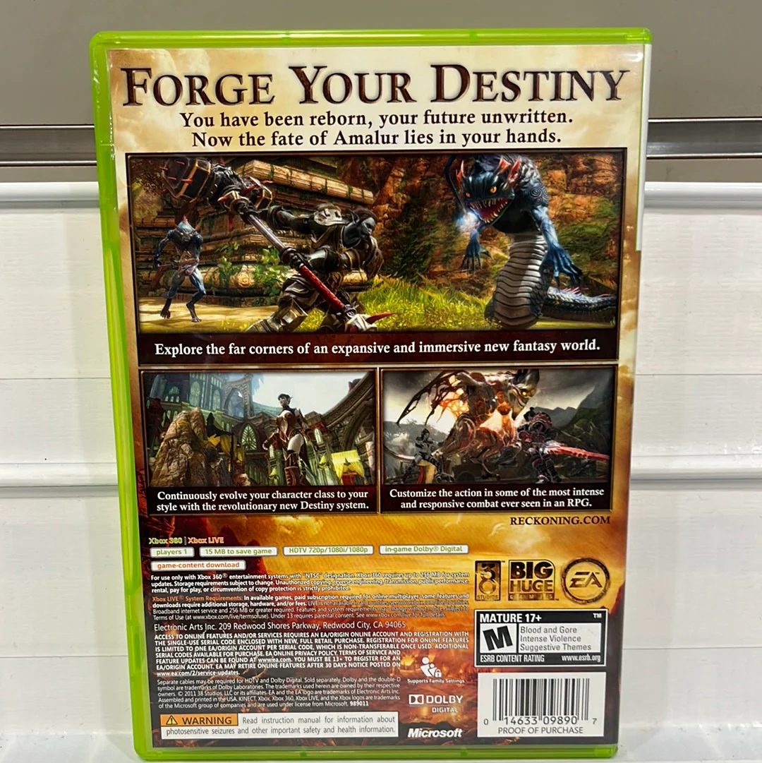 Kingdoms Of Amalur Reckoning - Xbox 360 - Image 2