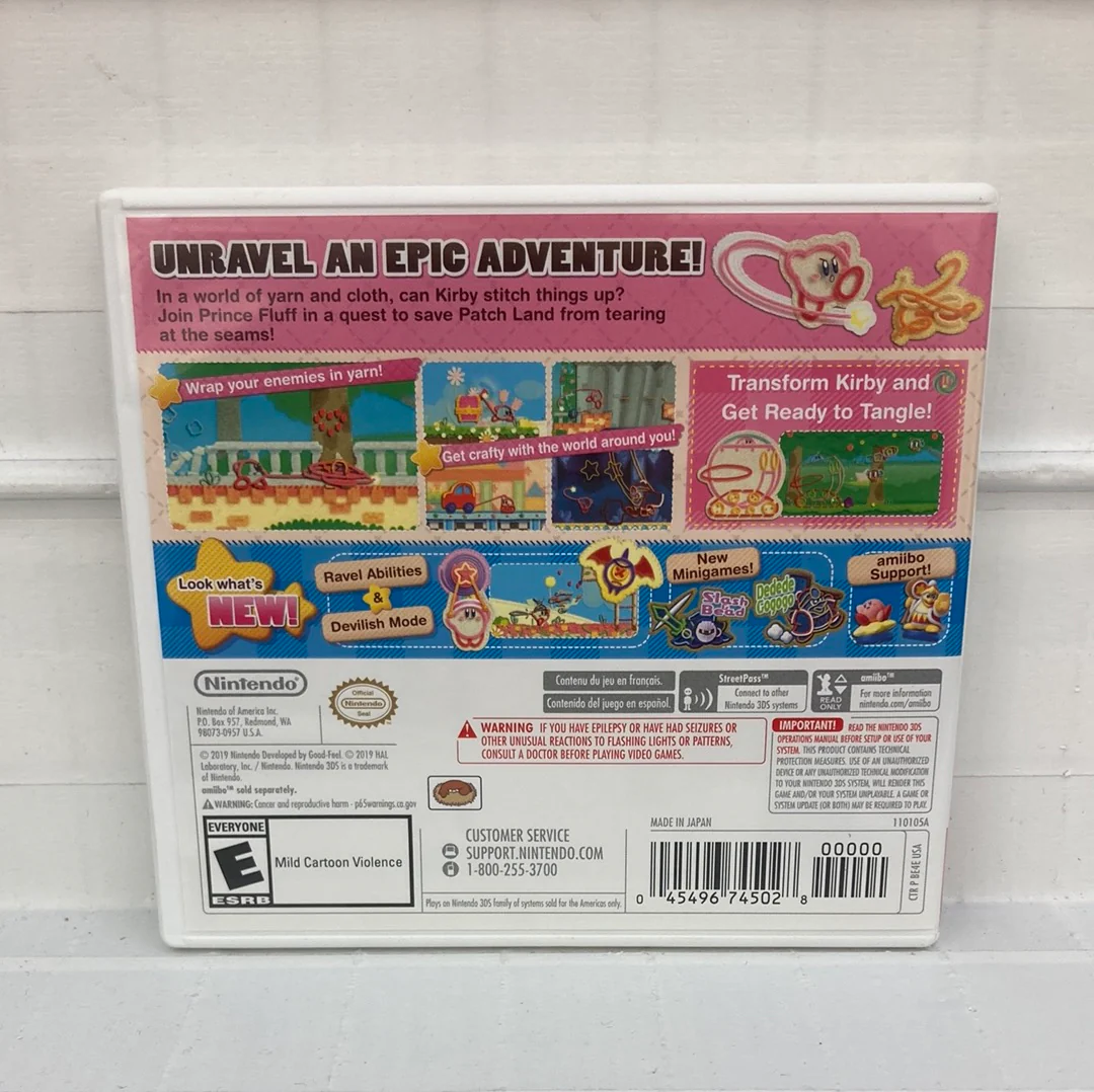 Kirby's Extra Epic Yarn - Nintendo 3DS - Image 2