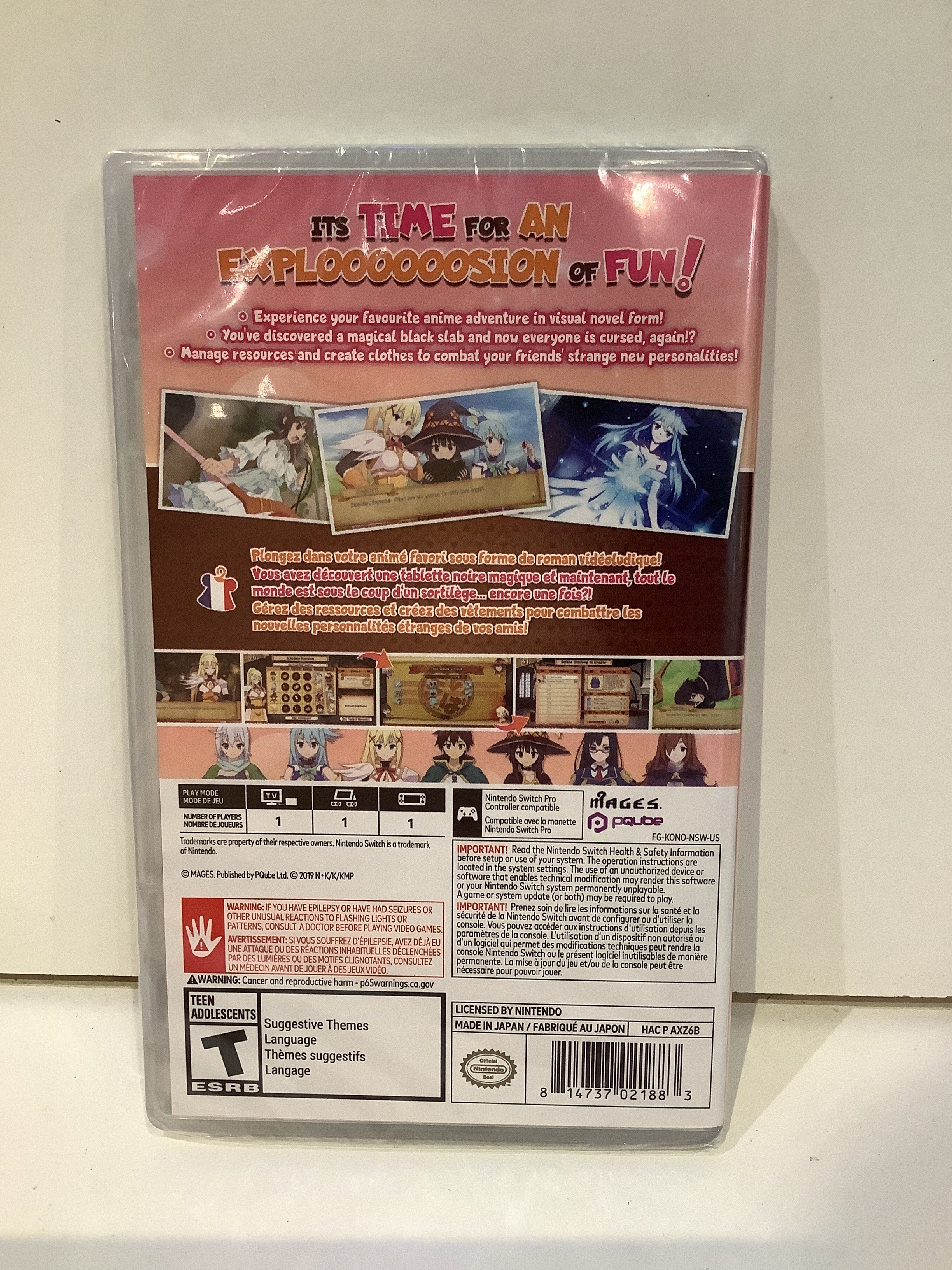 Konosuba: God's Blessing On This Wonderful World! Love For These Clothes Of Desire! - Nintendo Switch - Image 2