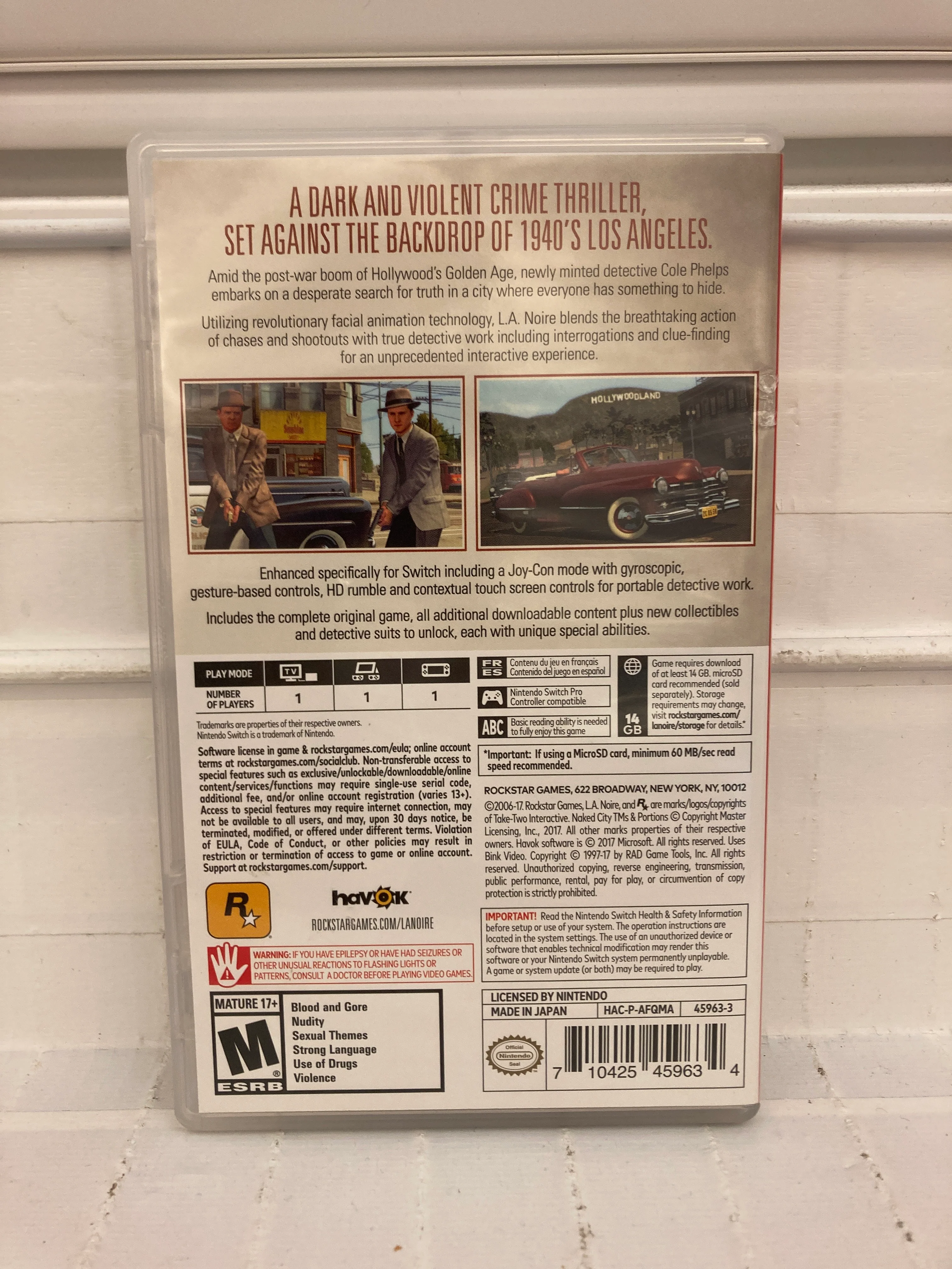 L.A. Noire - Nintendo Switch - Image 2
