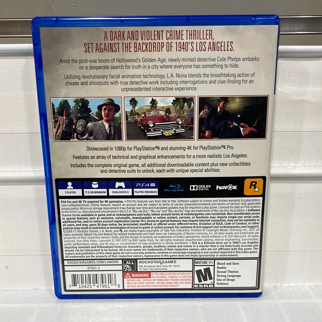 L.A. Noire - Playstation 4 - Image 2