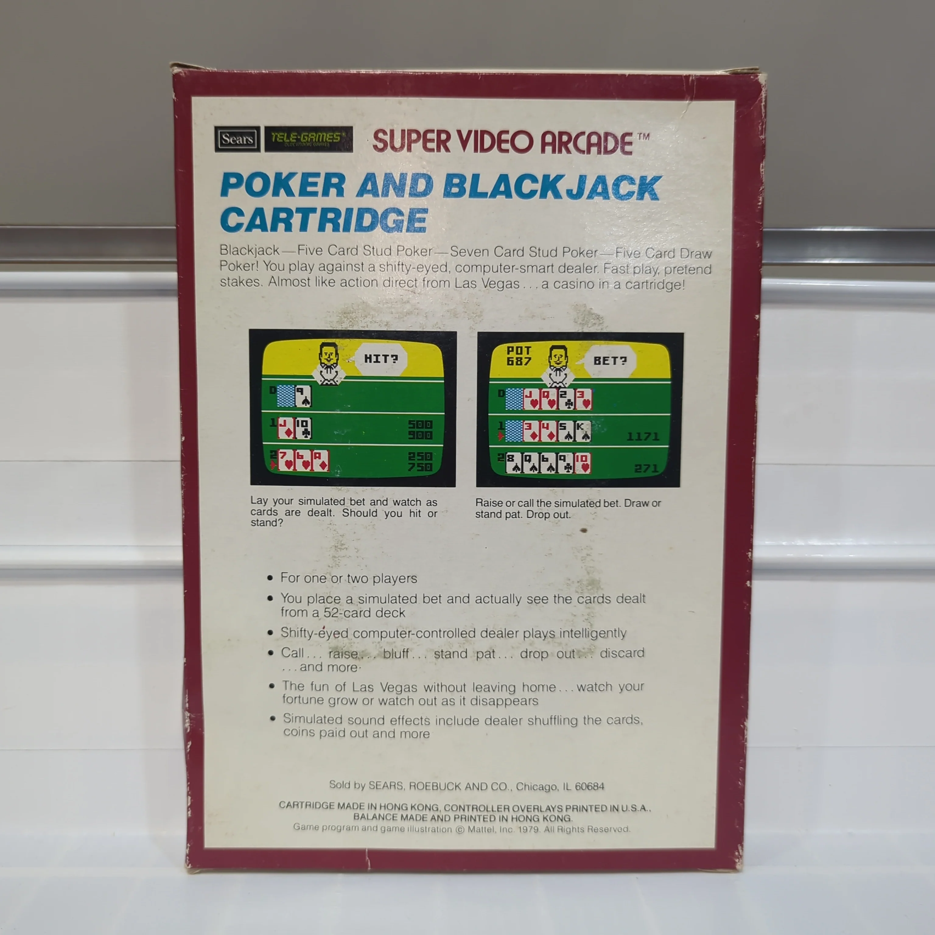 Las Vegas Poker & Blackjack - Intellivision - Image 2