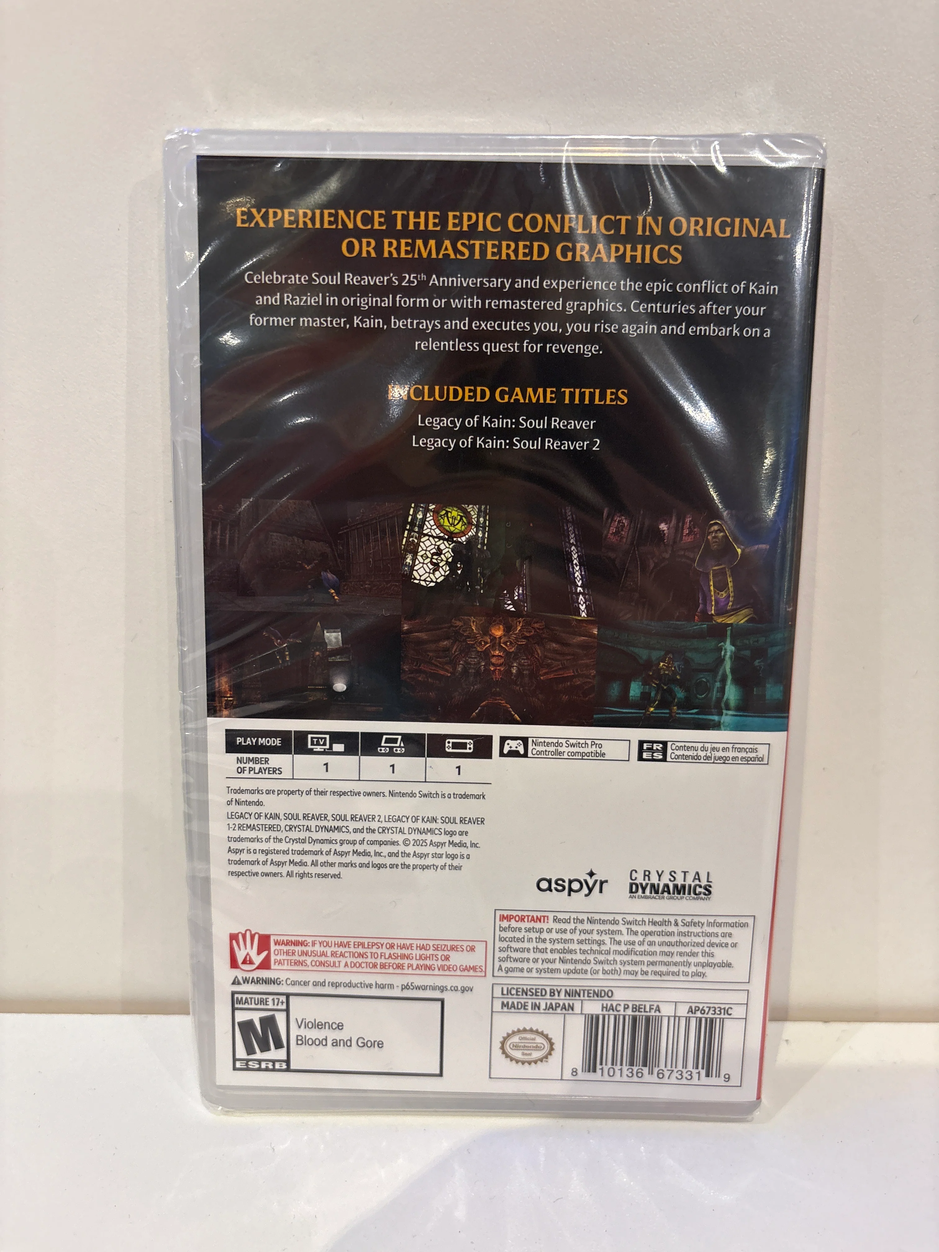 Legacy Of Kain Soul Reaver 1 & 2 Remastered - Nintendo Switch - Image 2