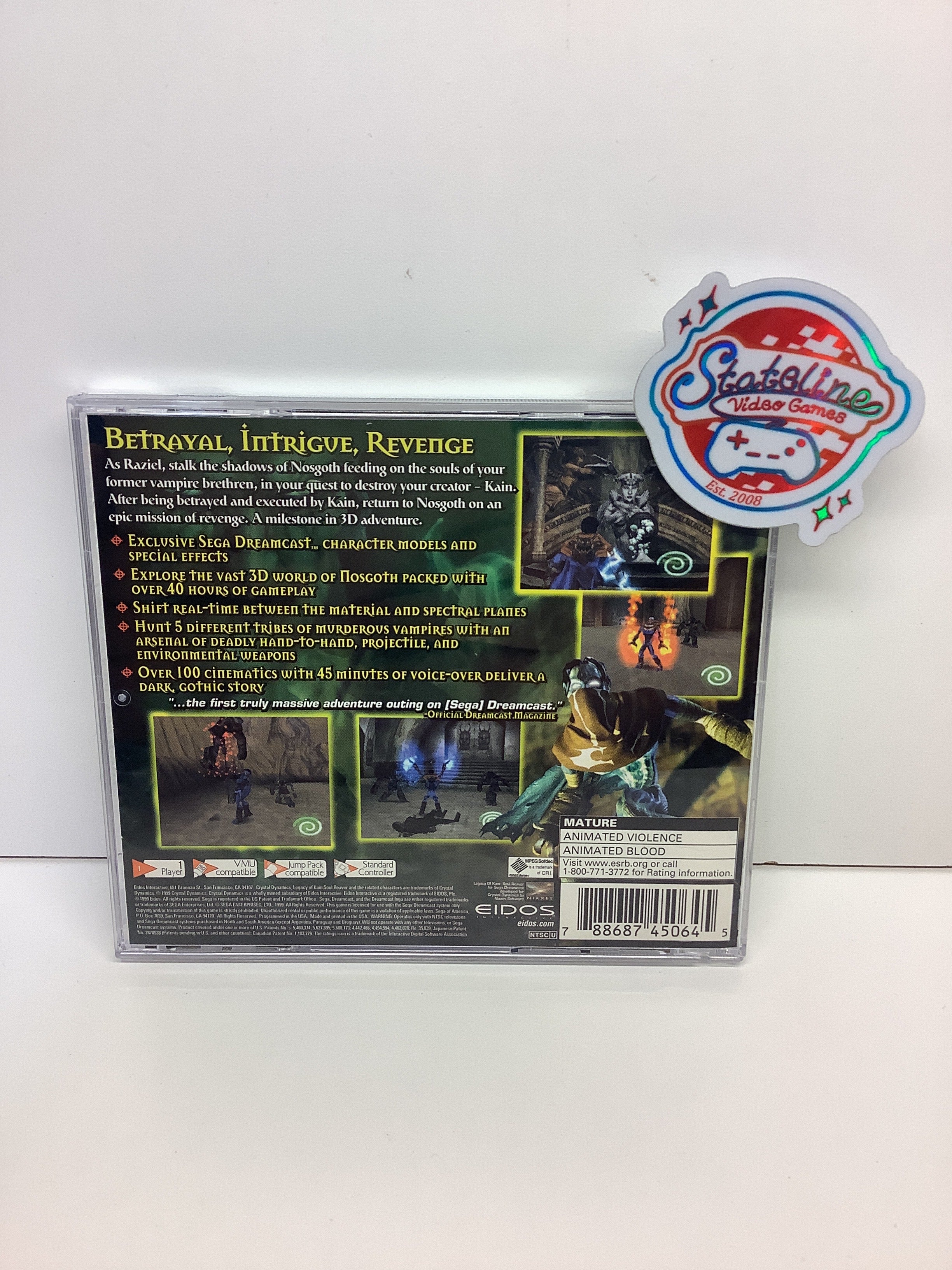 Legacy of Kain Soul Reaver - Sega Dreamcast - Image 2