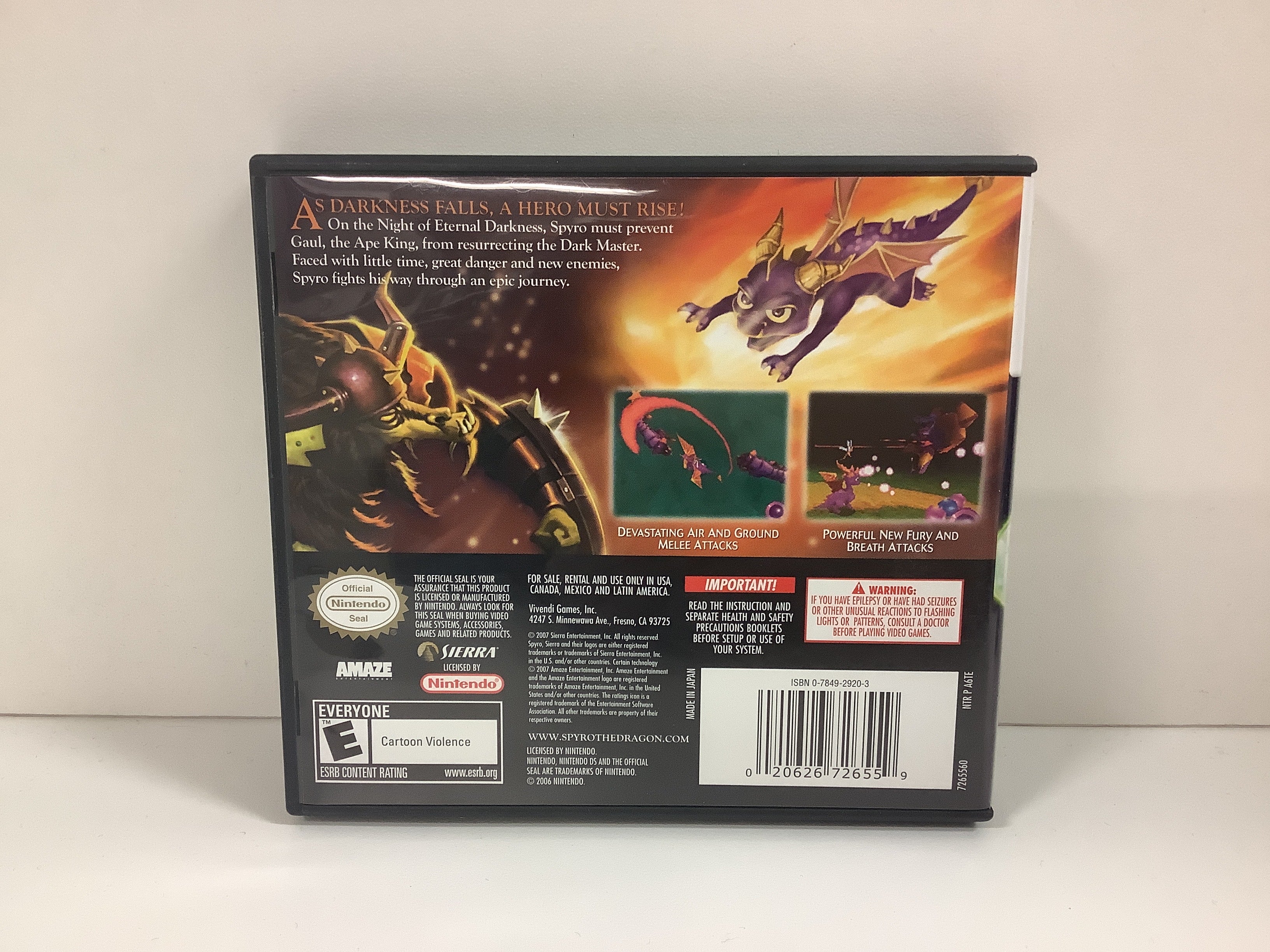 Legend of Spyro The Eternal Night - Nintendo DS - Image 2