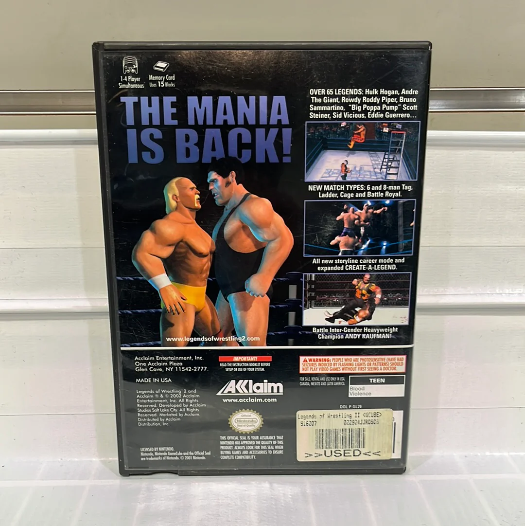 Legends of Wrestling II - Gamecube - Image 2