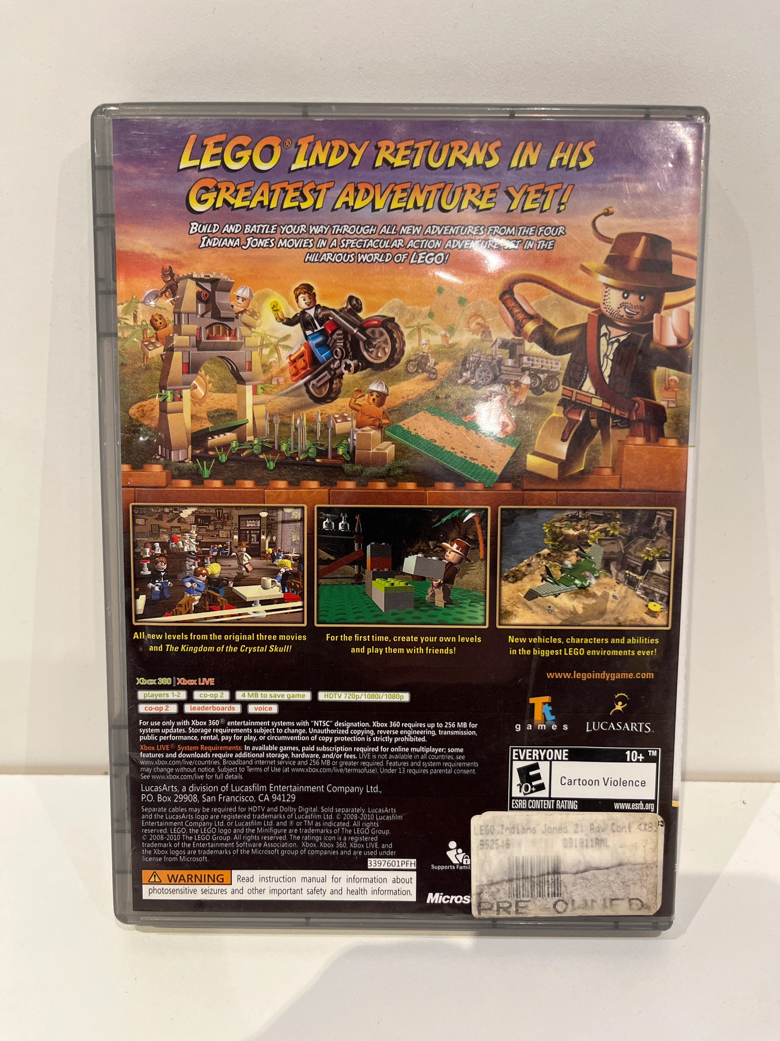 LEGO Indiana Jones 2: The Adventure Continues [Platinum Hits] - Xbox 360 - Image 2