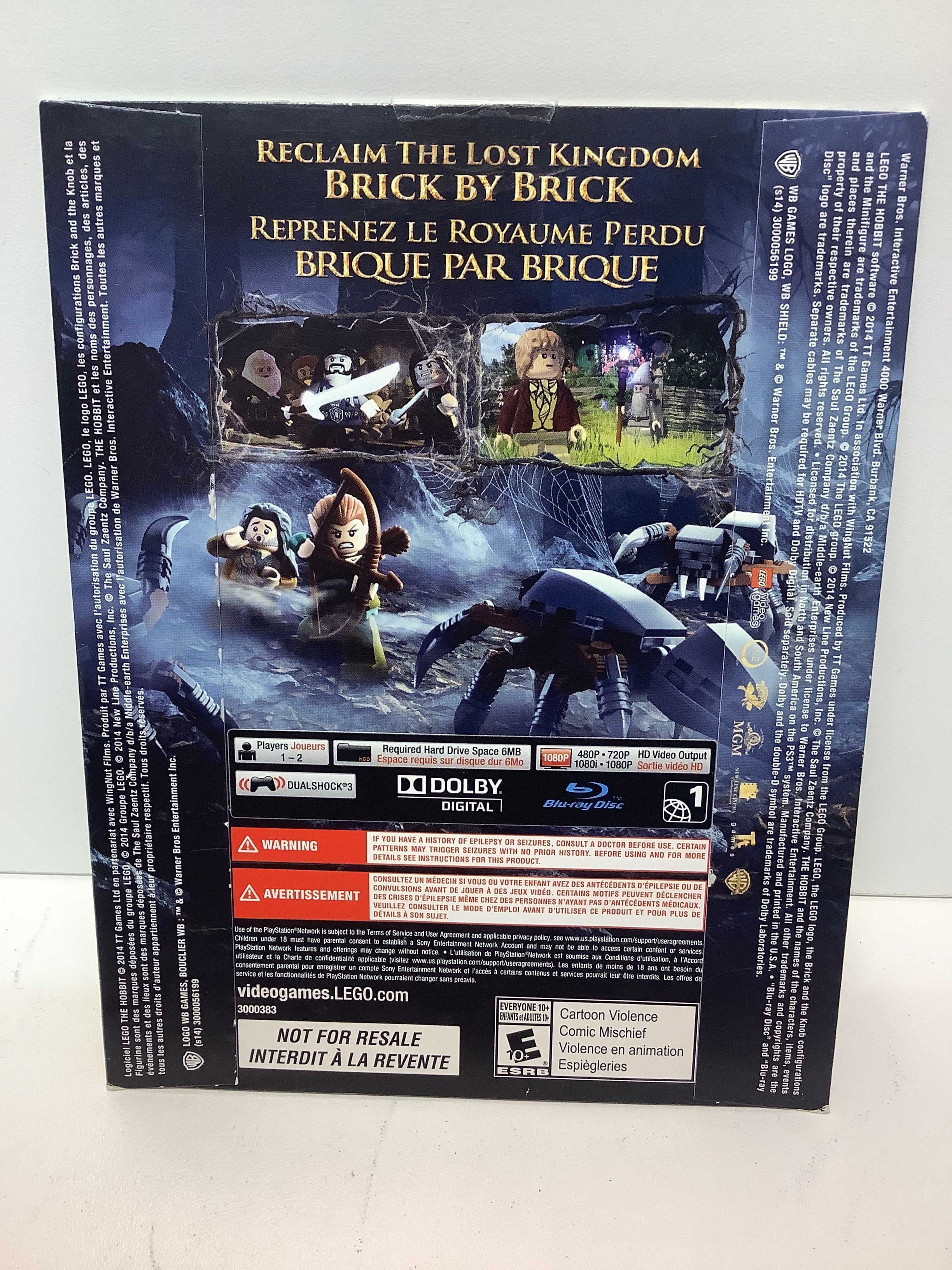 LEGO The Hobbit [Not for Resale] - Playstation 3 - Image 2