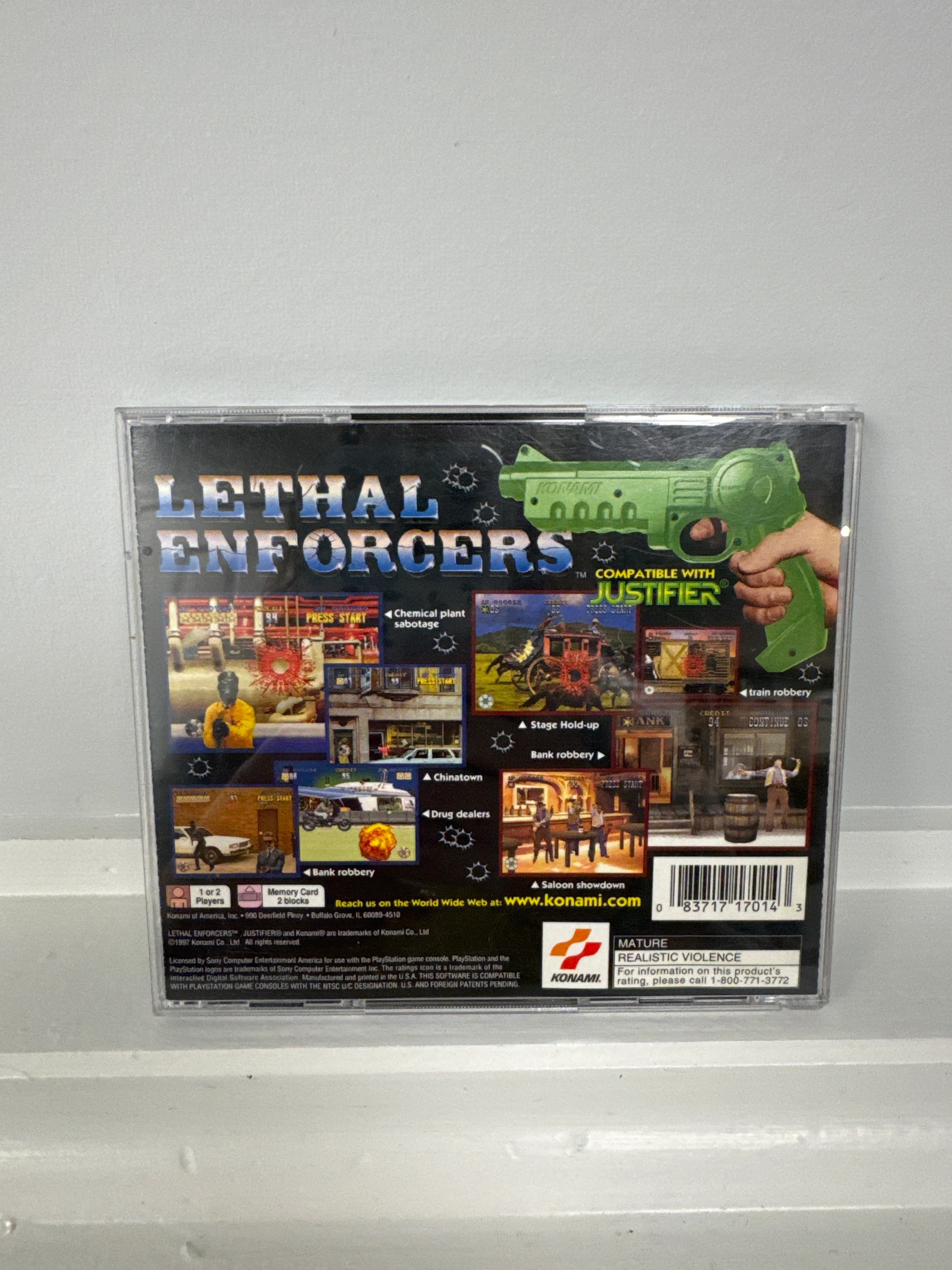 Lethal Enforcers 1 and 2 - Playstation - Image 2