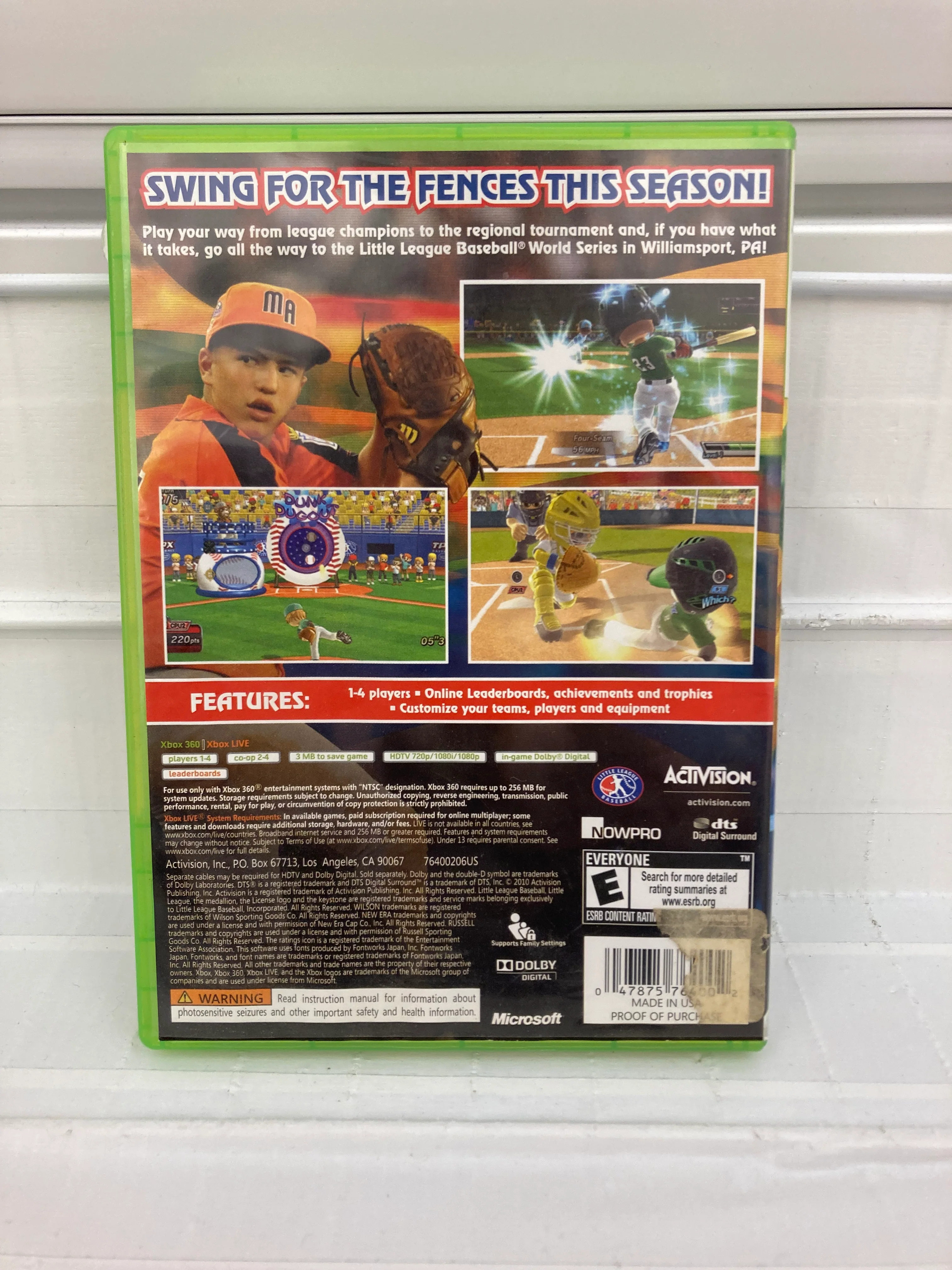Little League World Series Baseball 2010 - Xbox 360 - Image 2