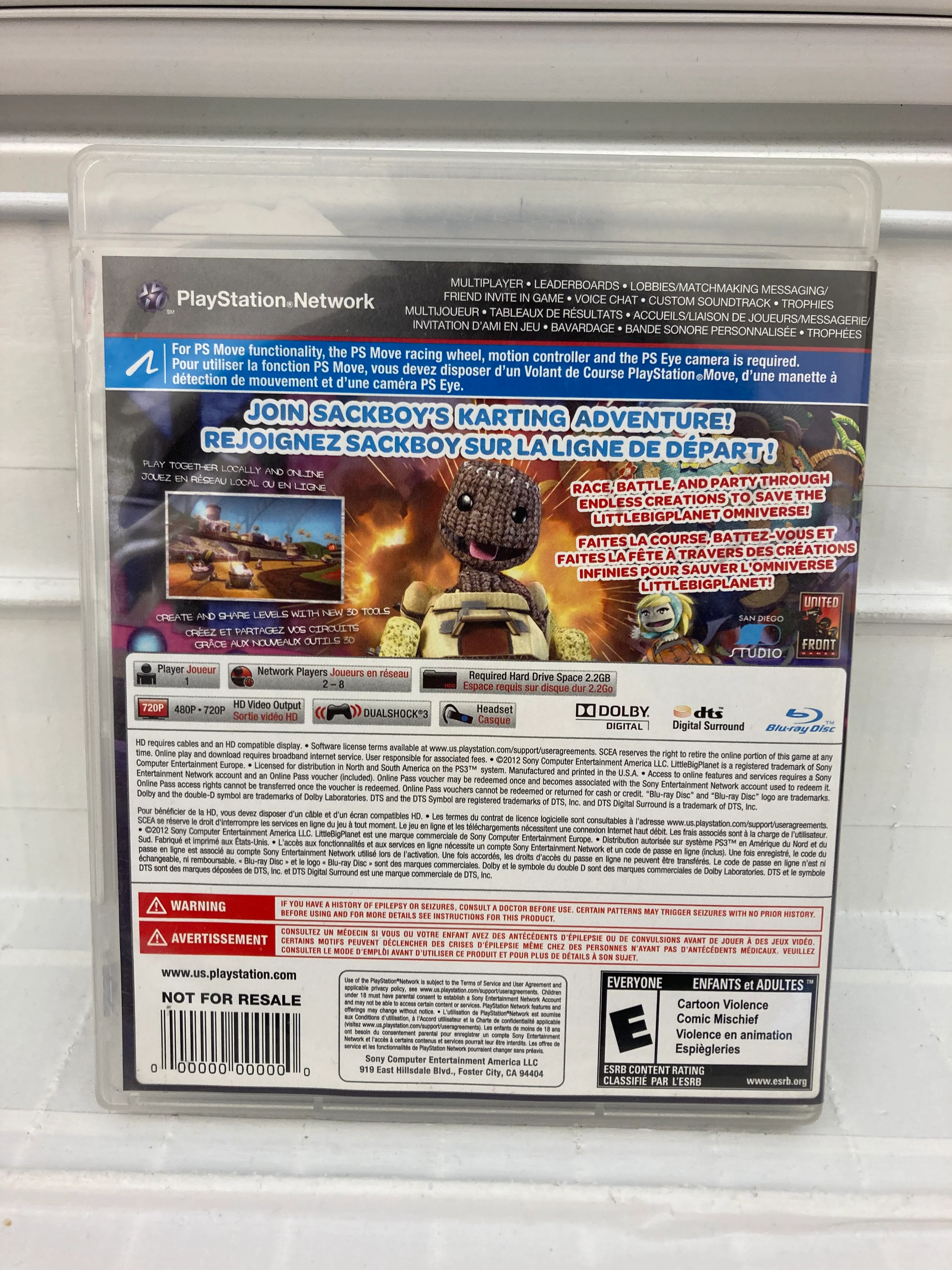 LittleBigPlanet Karting [Canadian] - Playstation 3 - Image 2