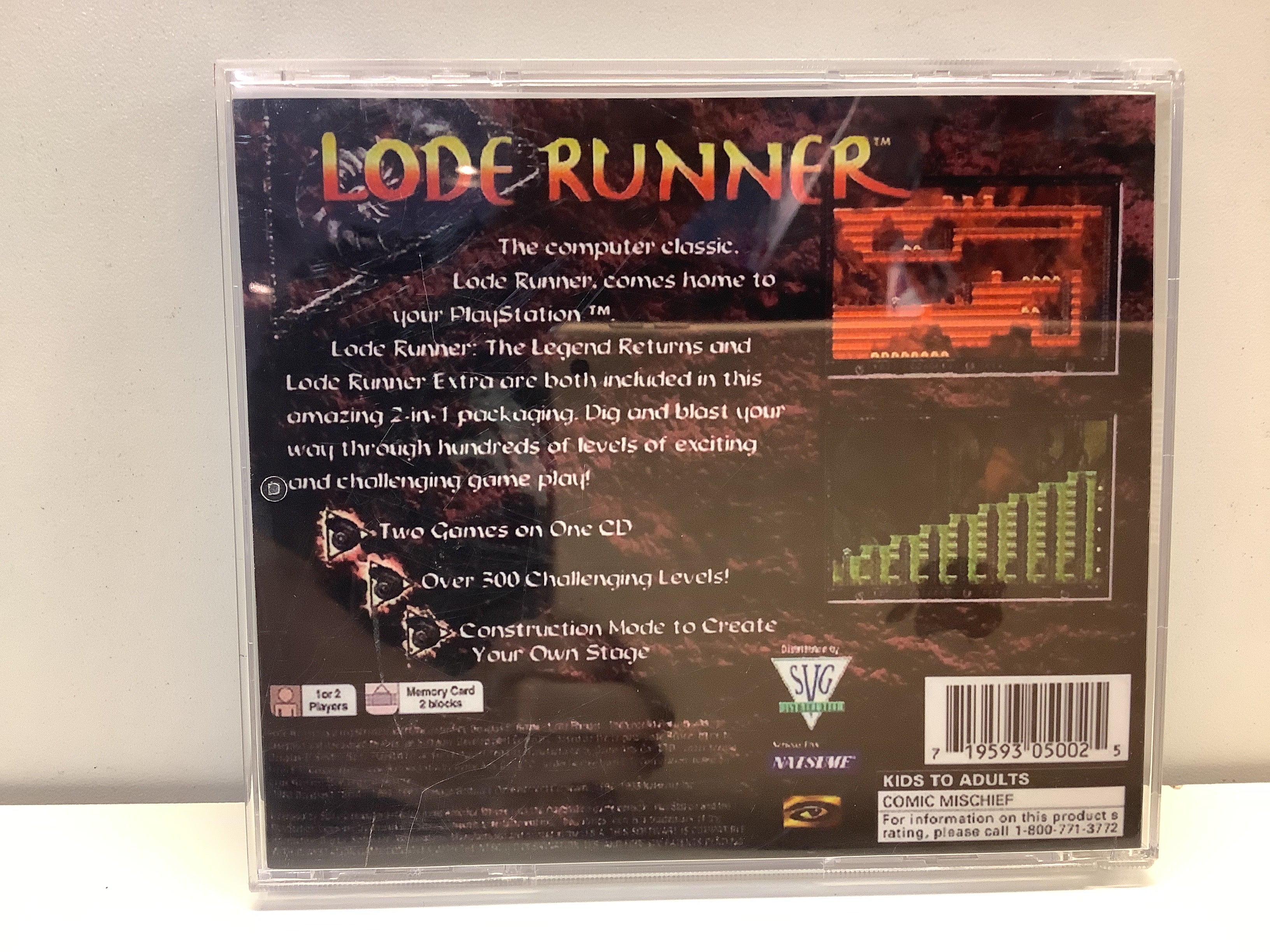 Lode Runner The Legend Returns - Playstation - Image 2