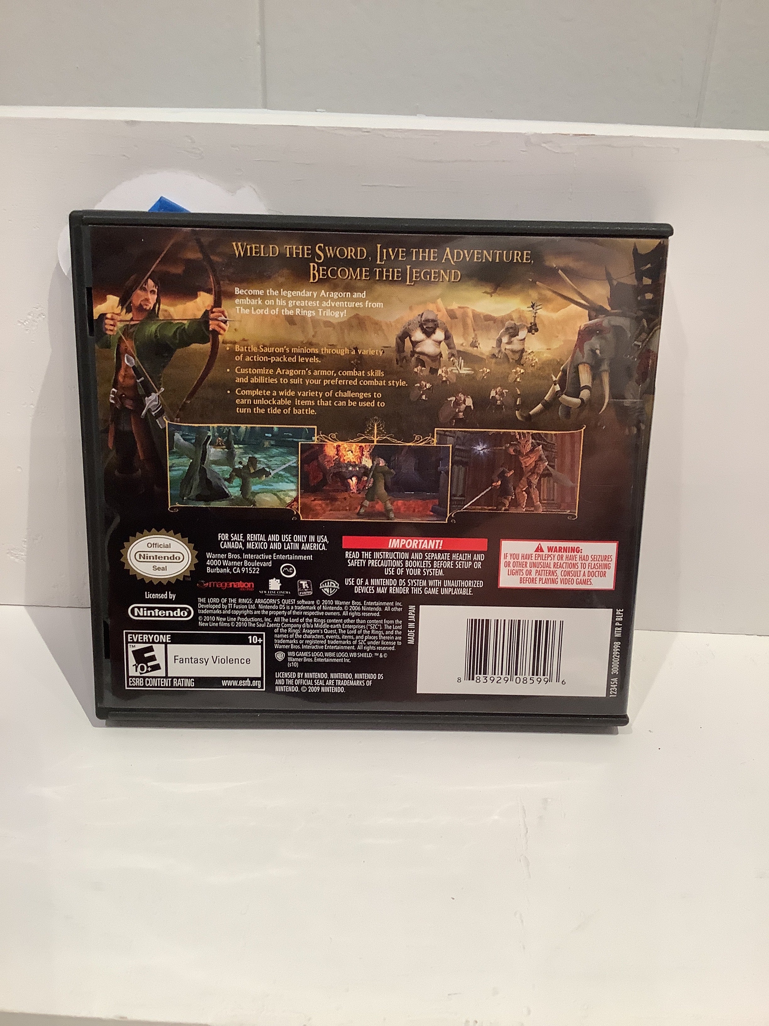 Lord of the Rings: Aragorn's Quest - Nintendo DS - Image 2