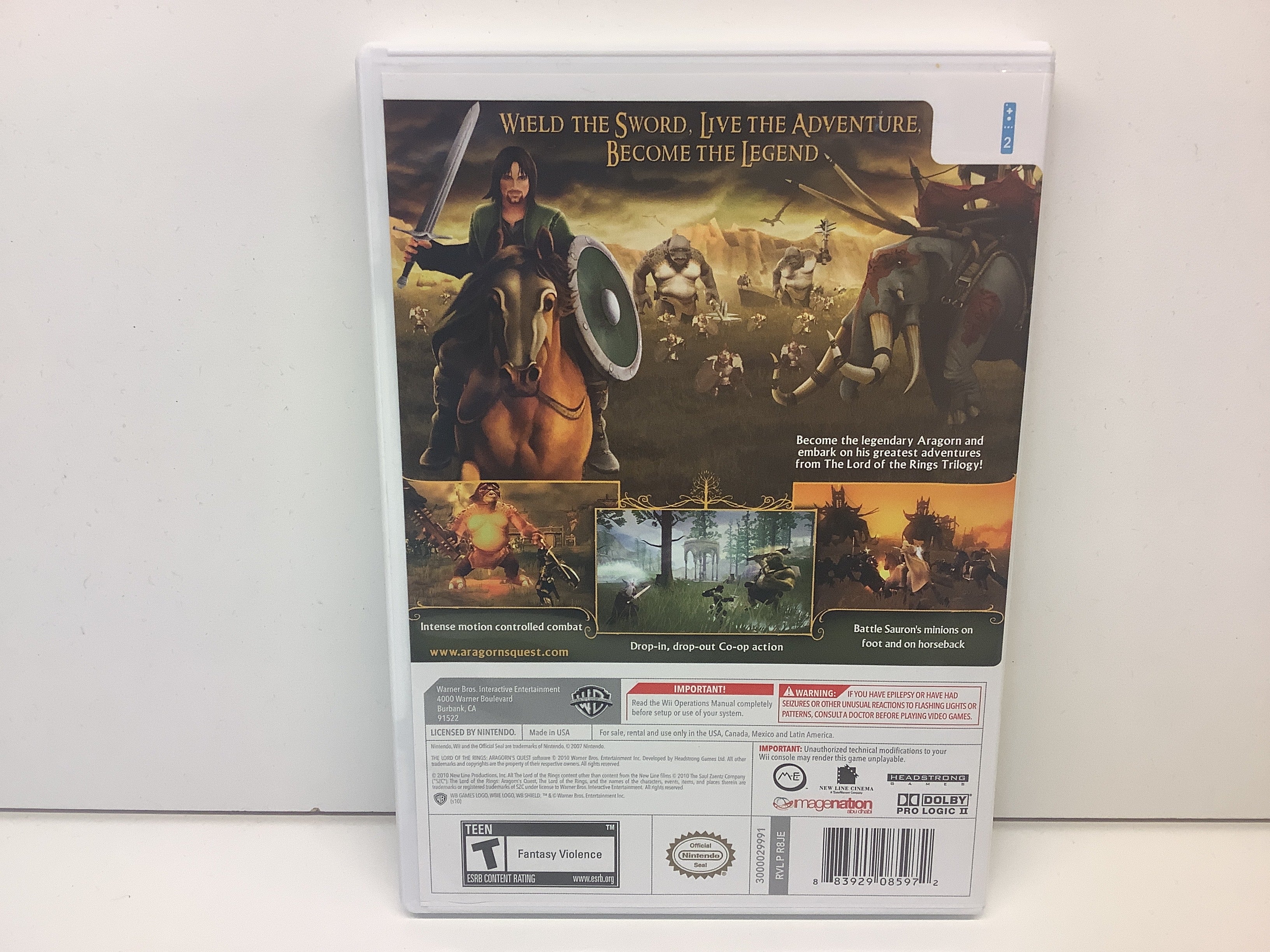 Lord of the Rings: Aragorn's Quest - Wii - Image 2