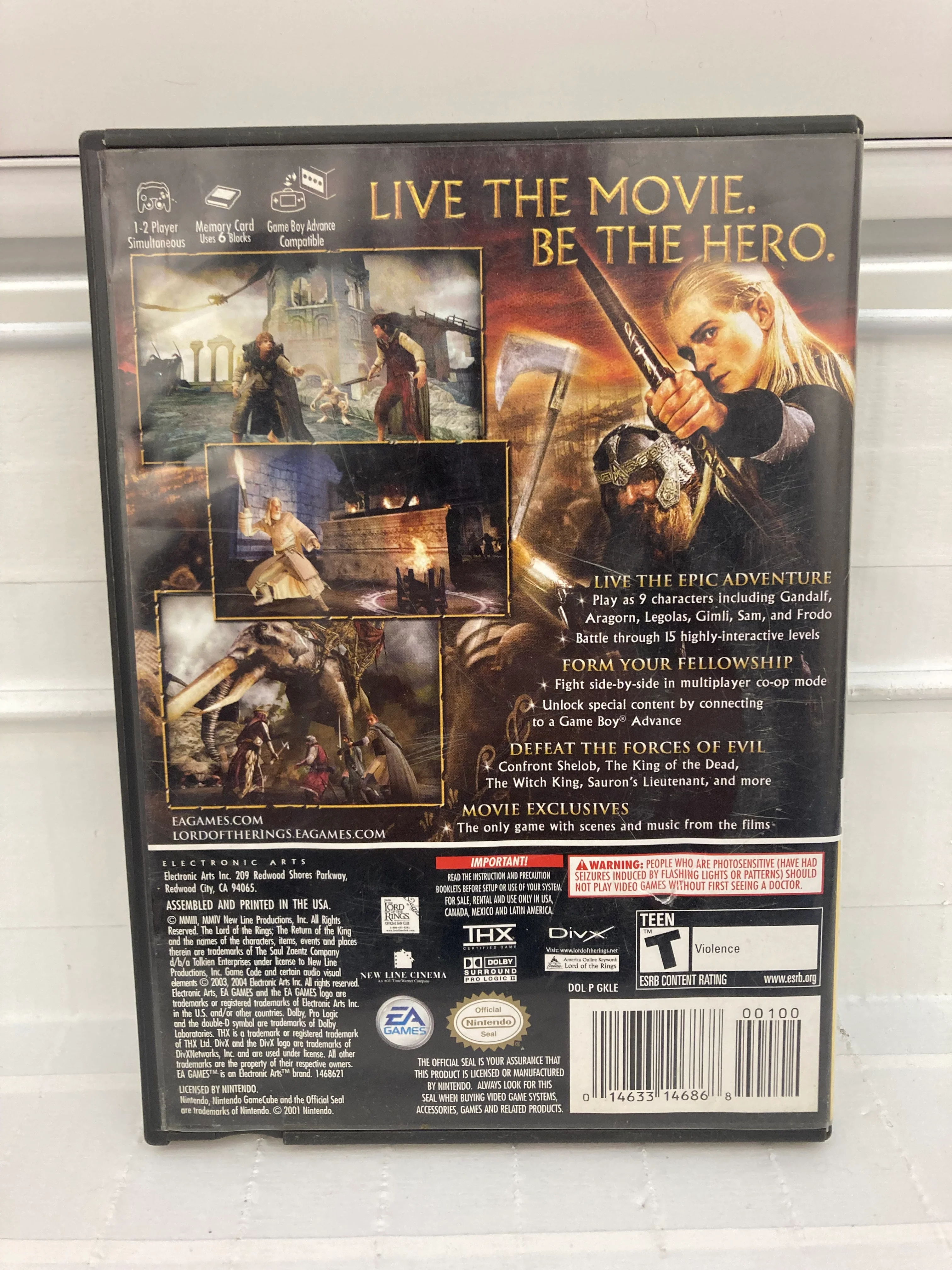 Lord of the Rings Return of the King [Player's Choice] - Gamecube - Image 2