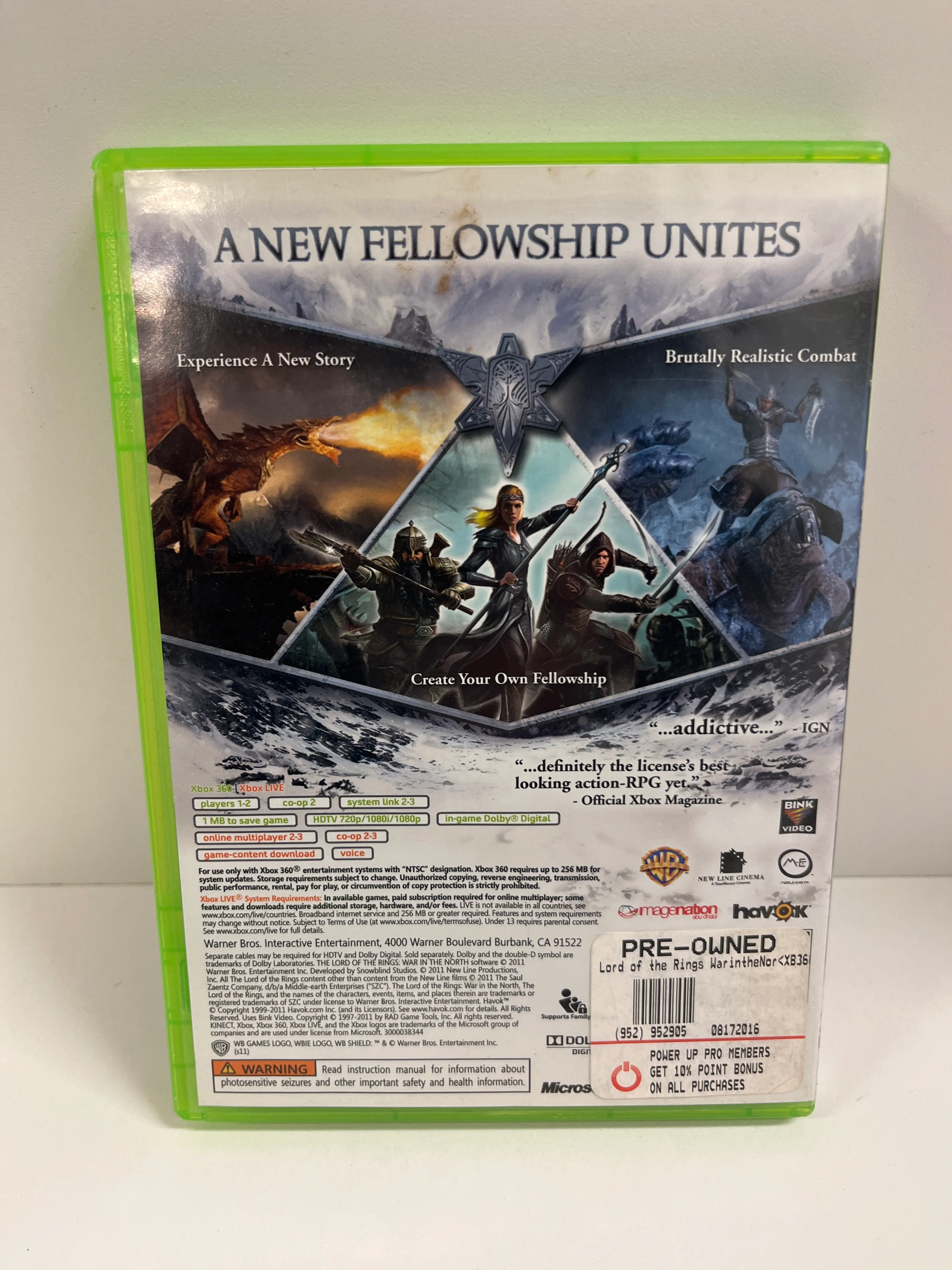 Lord Of The Rings: War In The North - Xbox 360 - Image 2