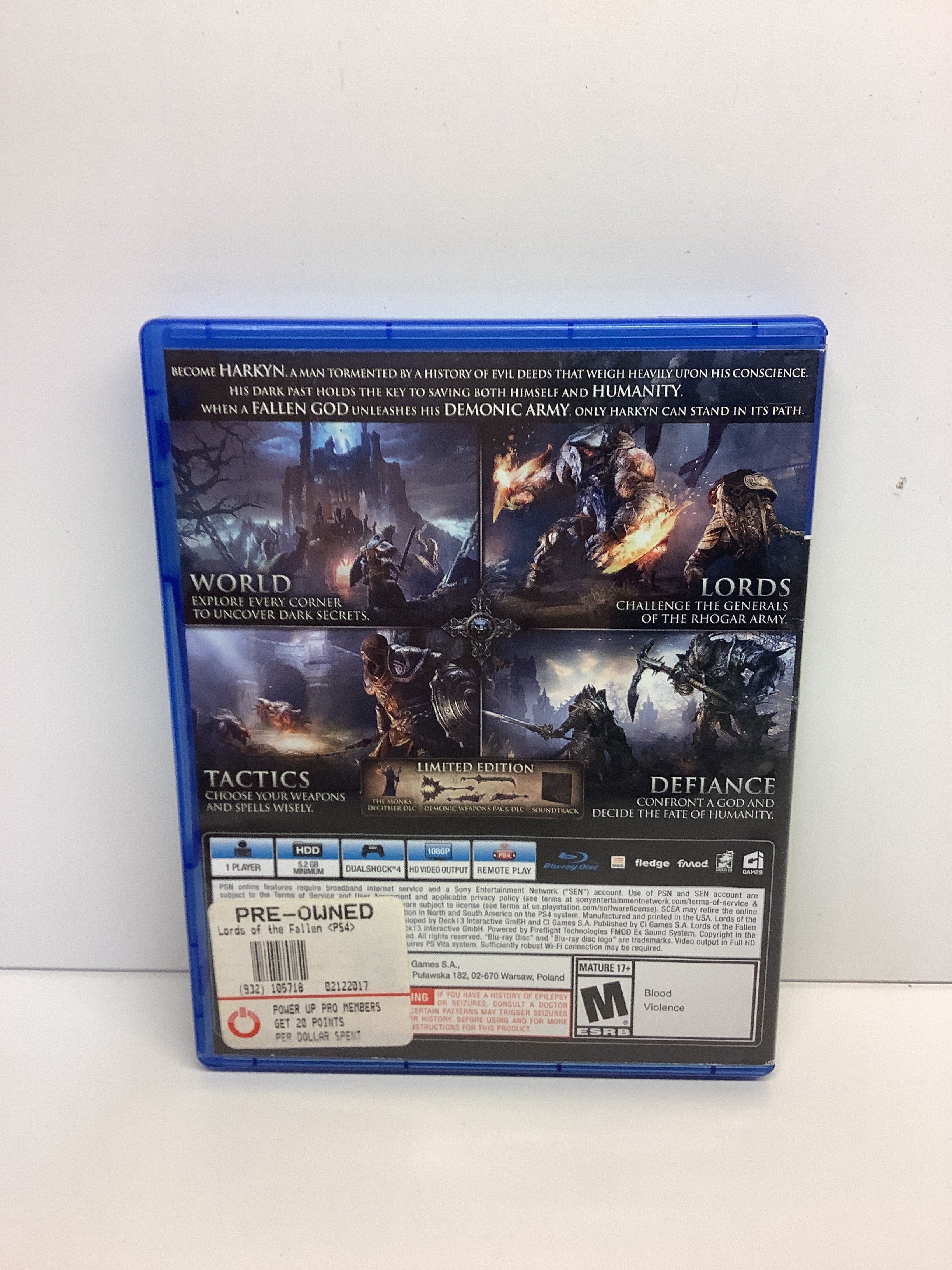 Lords of the Fallen Limited Edition - Playstation 4 - Image 2