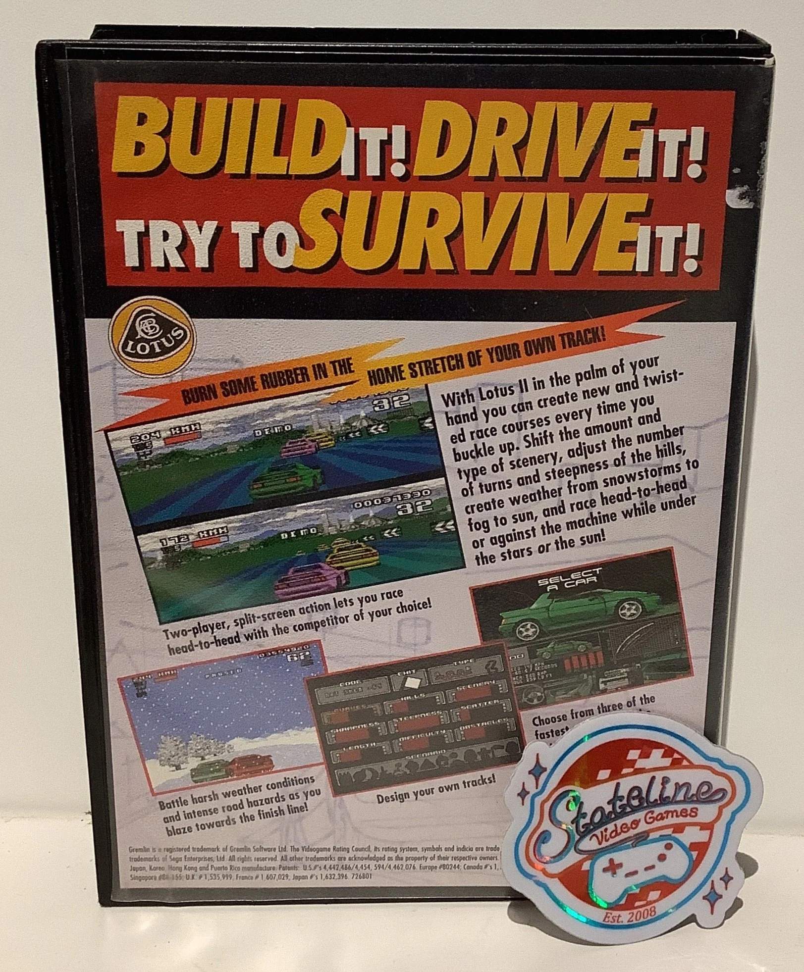 Lotus II - Sega Genesis - Image 2