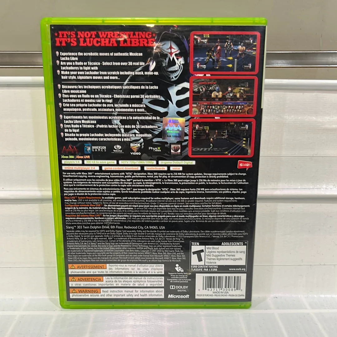 Lucha Libre AAA: Heroes del Ring - Xbox 360 - Image 2