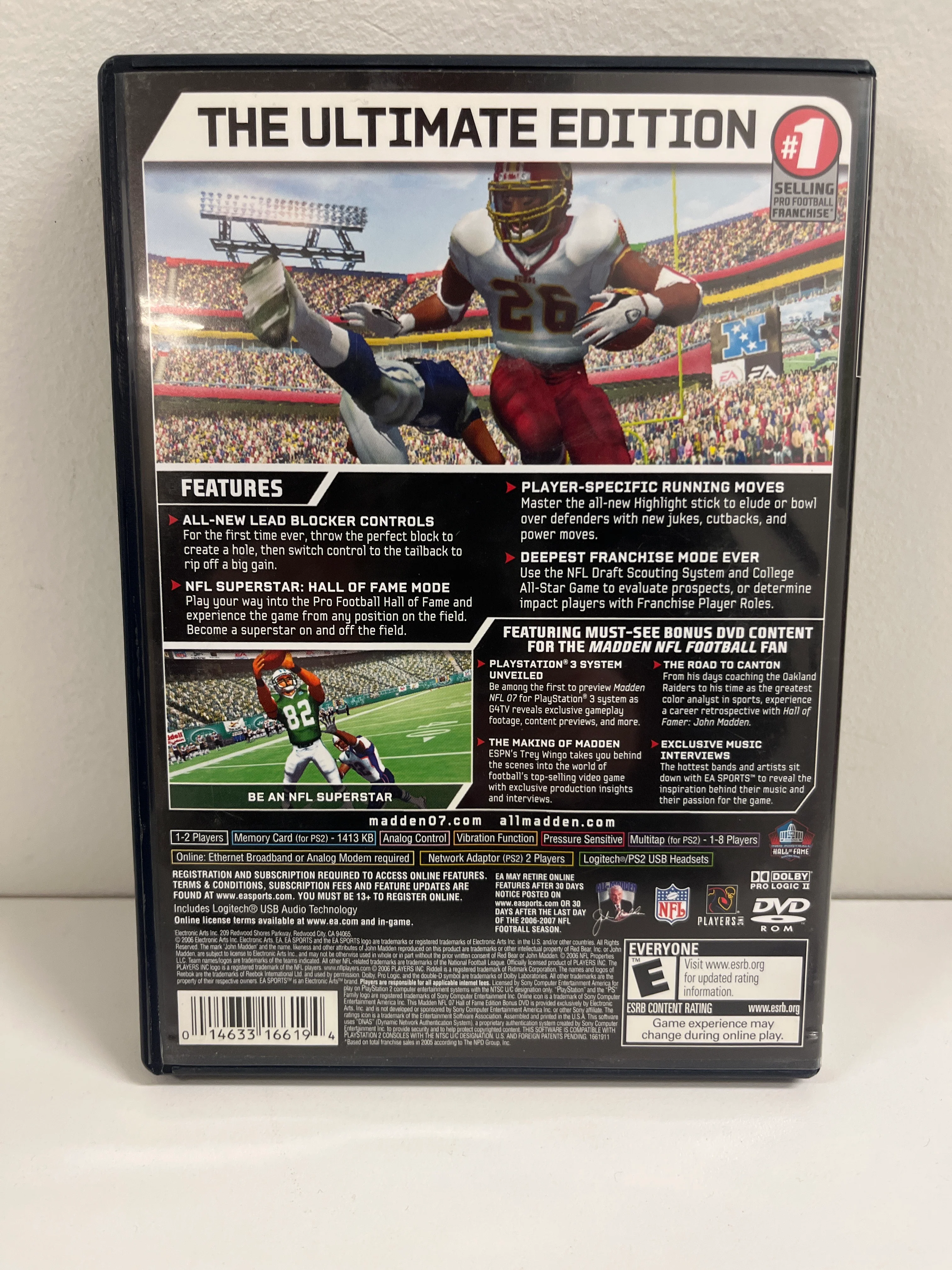 Madden 2007 [Hall of Fame Edition] - Playstation 2 - Image 2