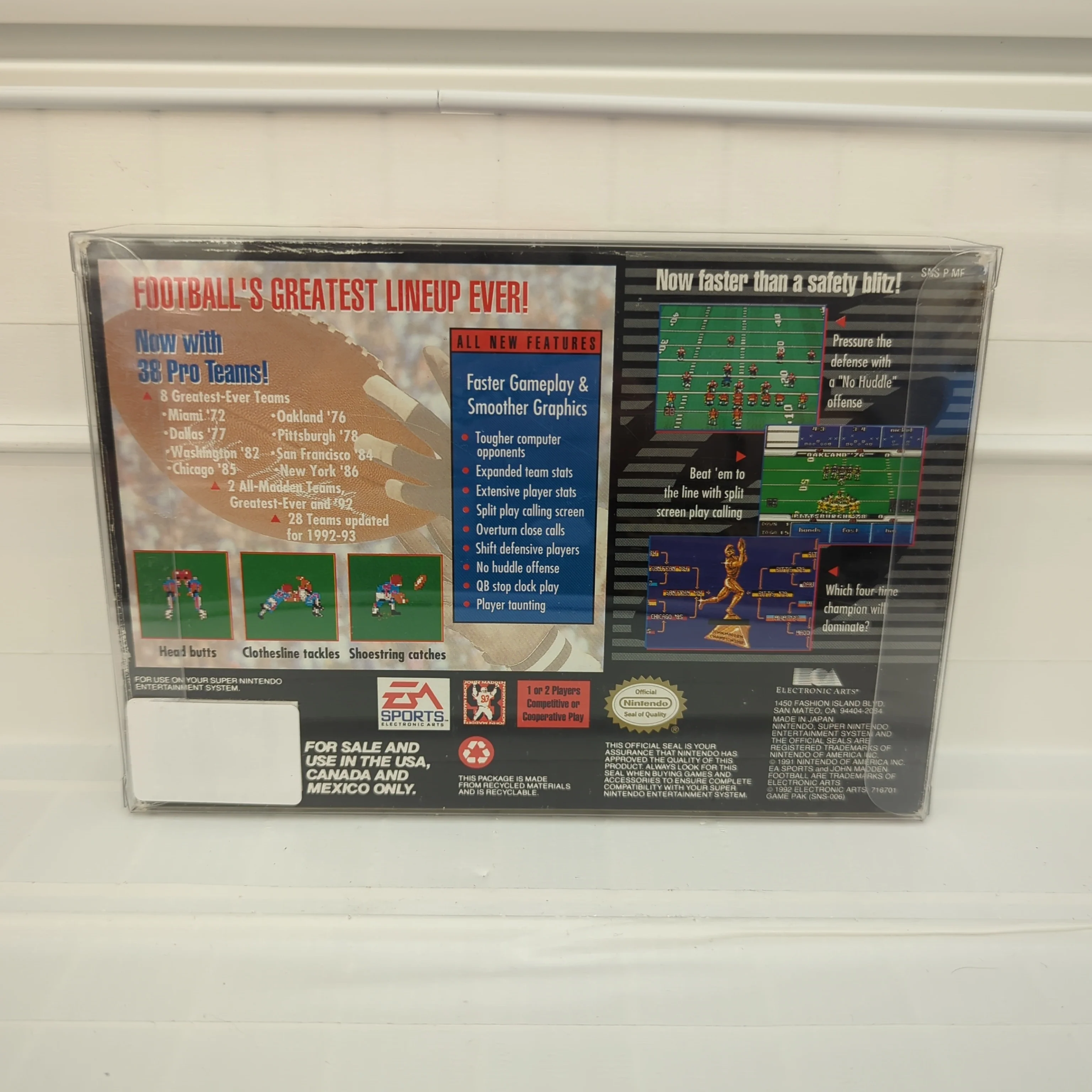 Madden 93 - Super Nintendo - Image 2