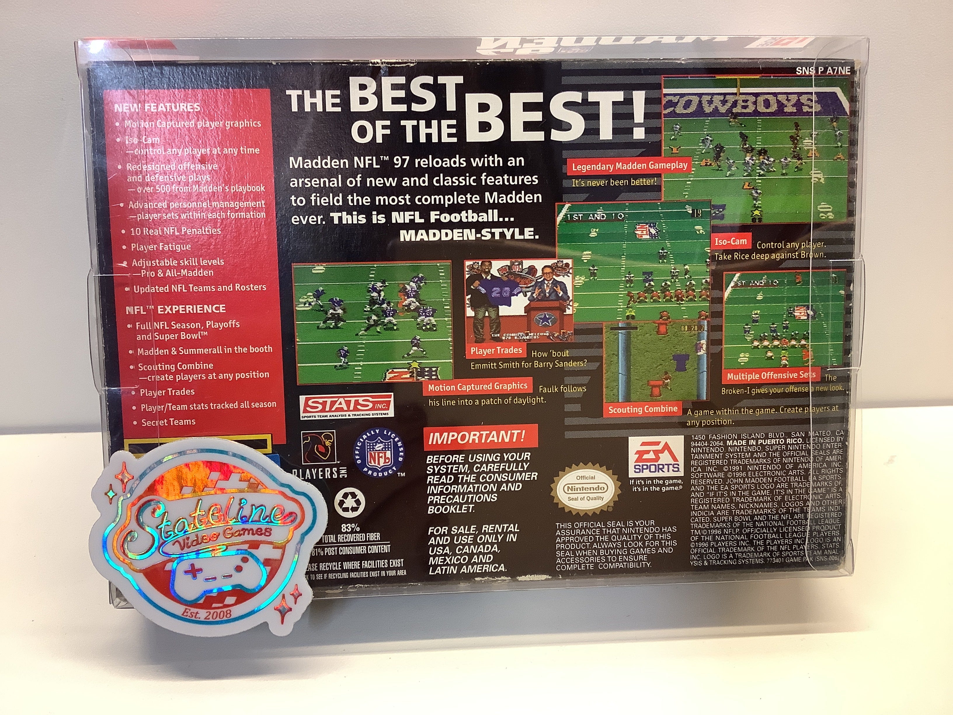 Madden 97 - Super Nintendo - Image 3