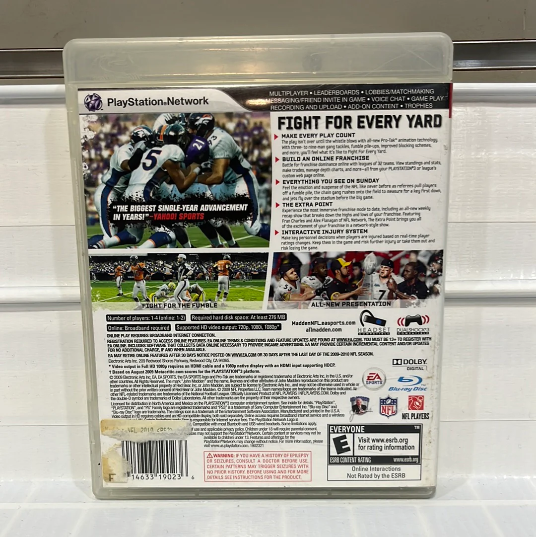 Madden NFL 10 - Playstation 3 - Image 2