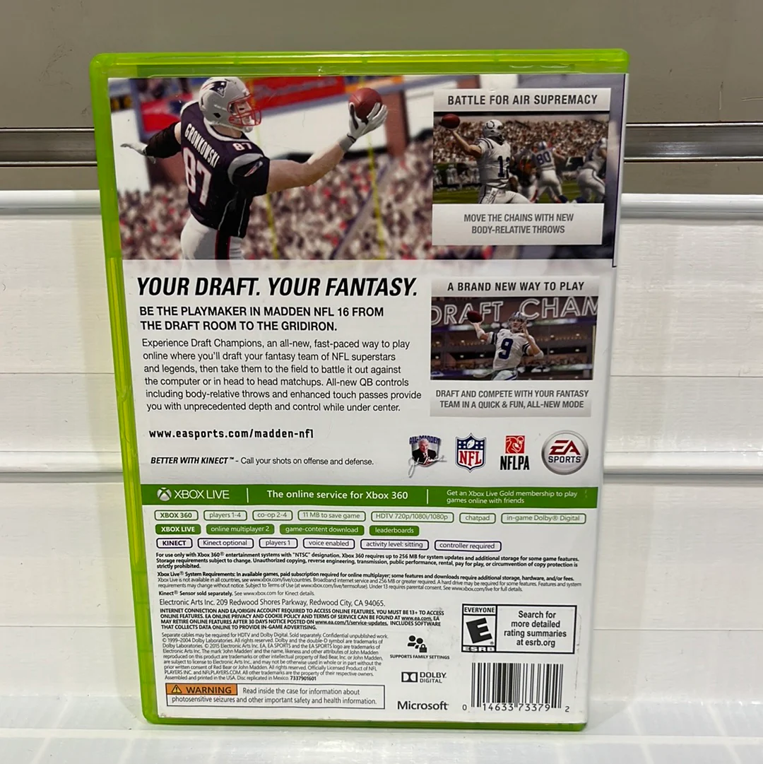 Madden NFL 16 - Xbox 360 - Image 2