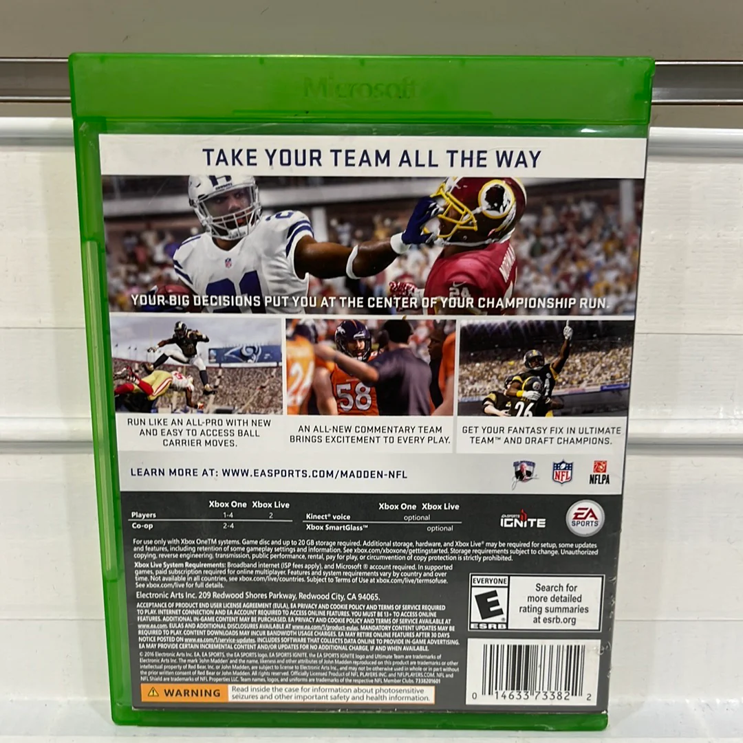 Madden NFL 17 - Xbox One - Image 2