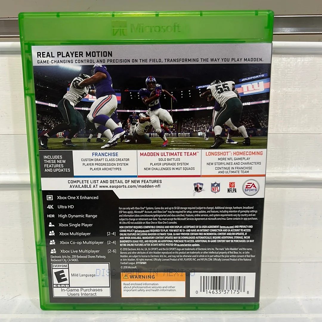 Madden NFL 19 - Xbox One - Image 2