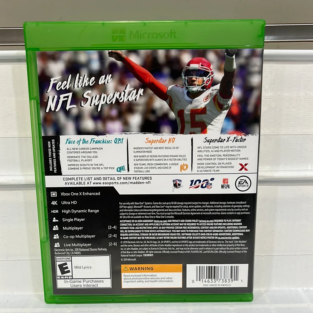 Madden NFL 20 - Xbox One - Image 2