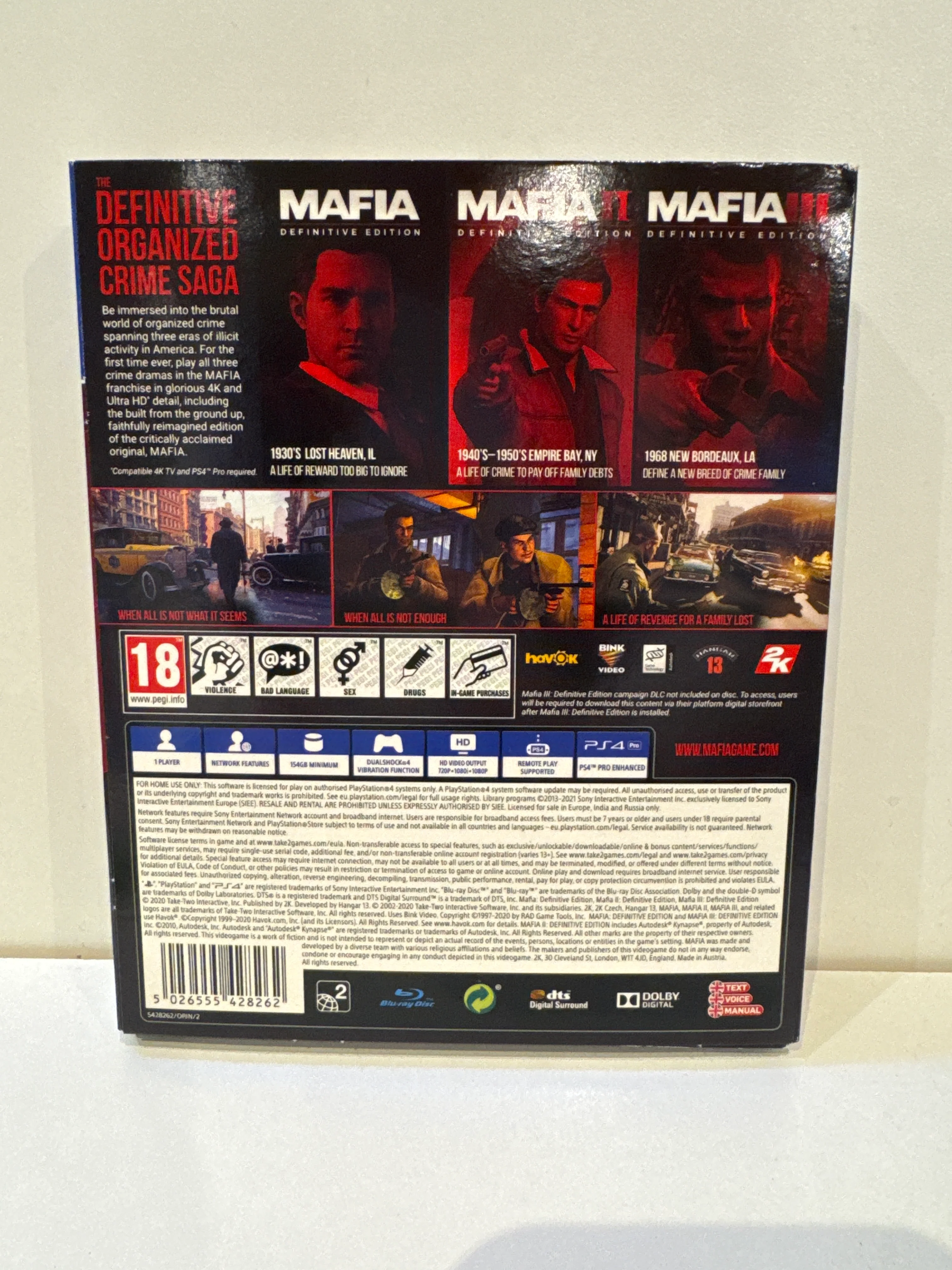 Mafia Trilogy PAL - Playstation 4 - Image 2