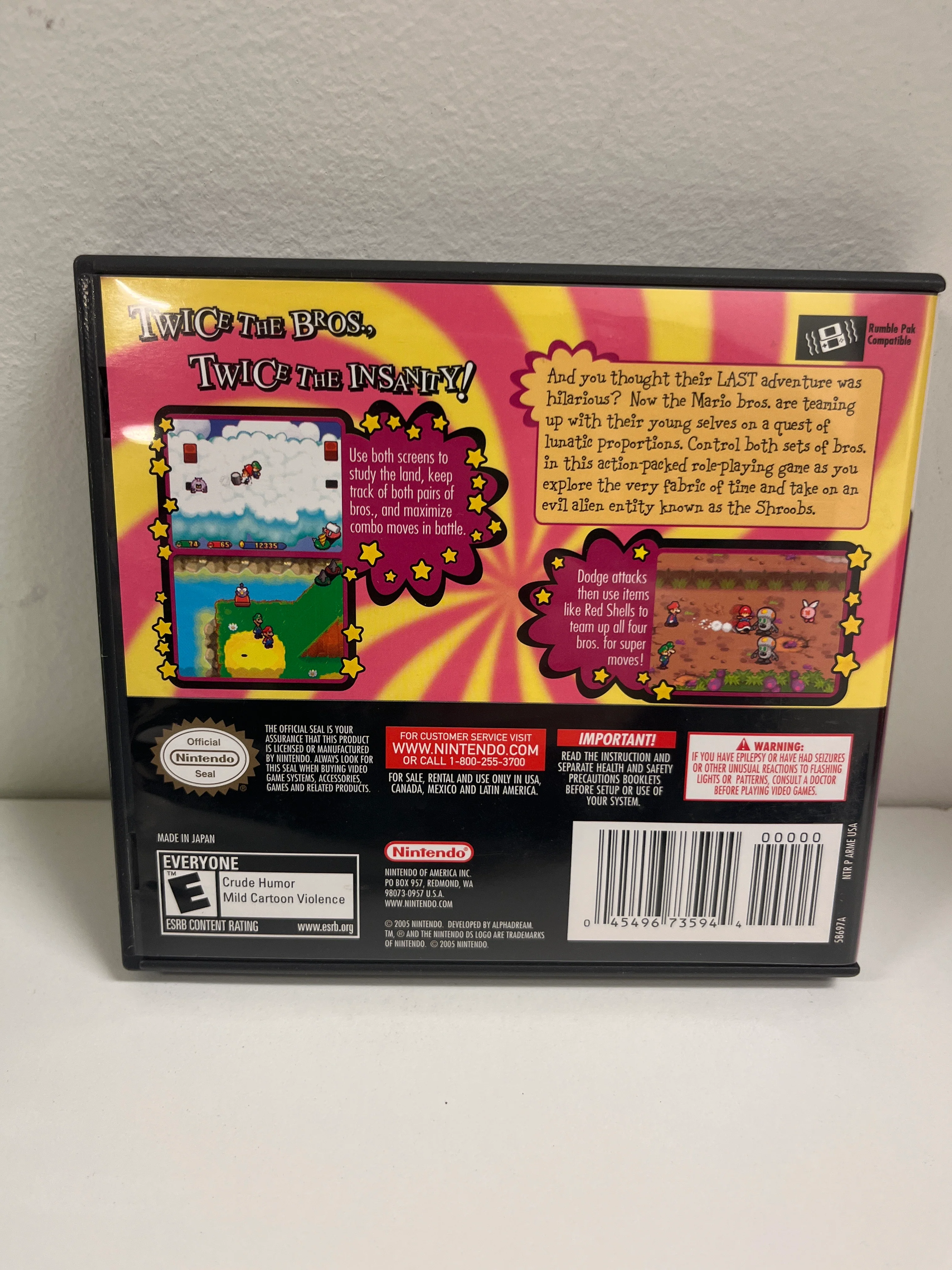 Mario and Luigi Partners in Time - Nintendo DS - Image 2