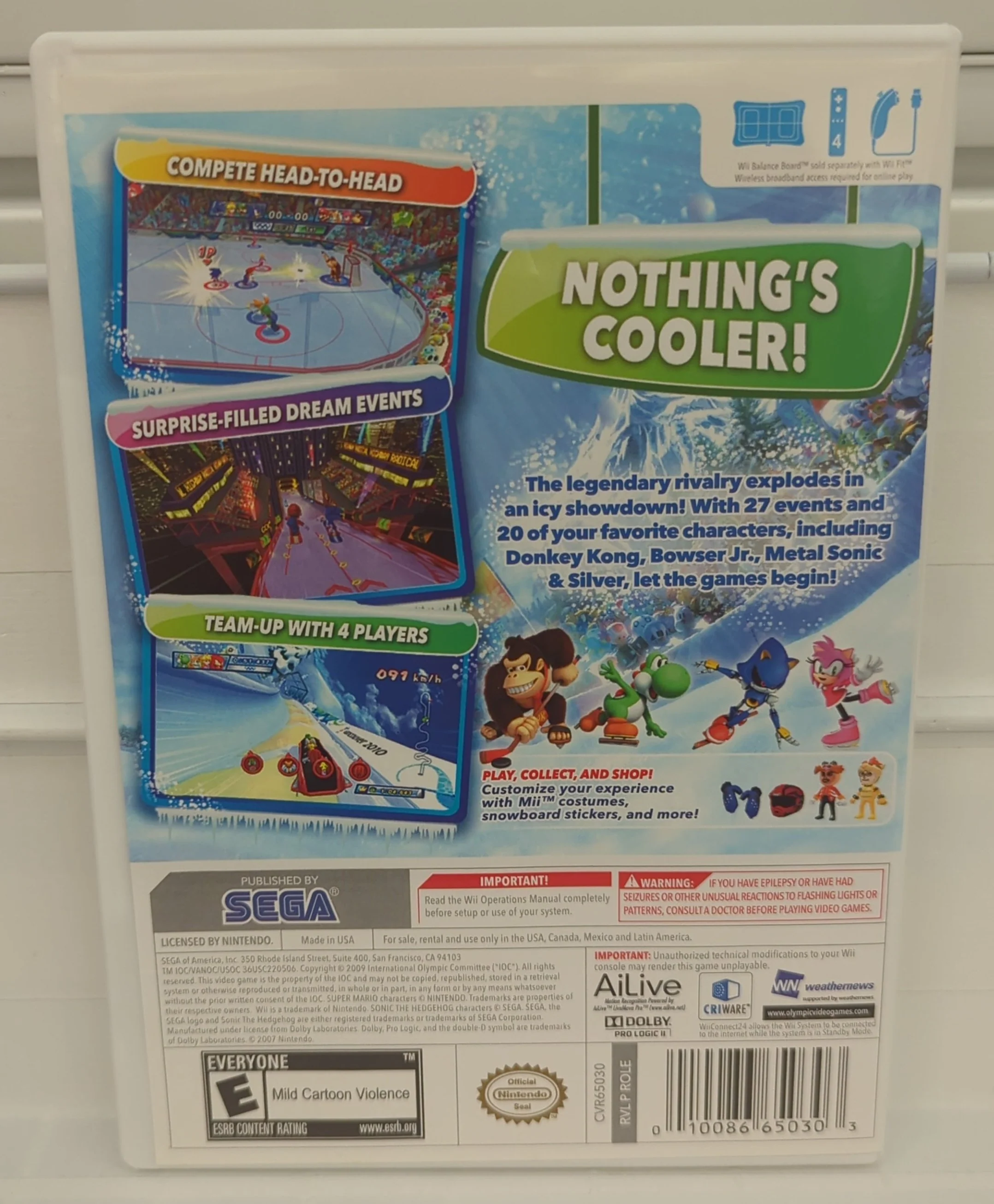 Mario and Sonic at the Olympic Winter Games - Wii - Image 2
