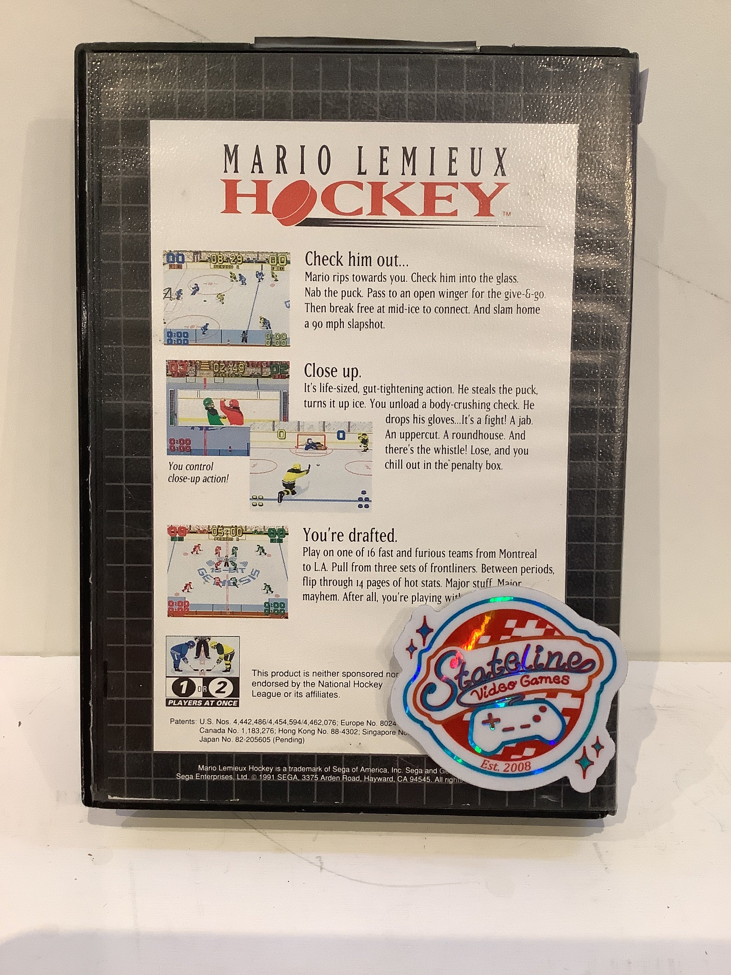 Mario Lemieux Hockey - Sega Genesis - Image 2