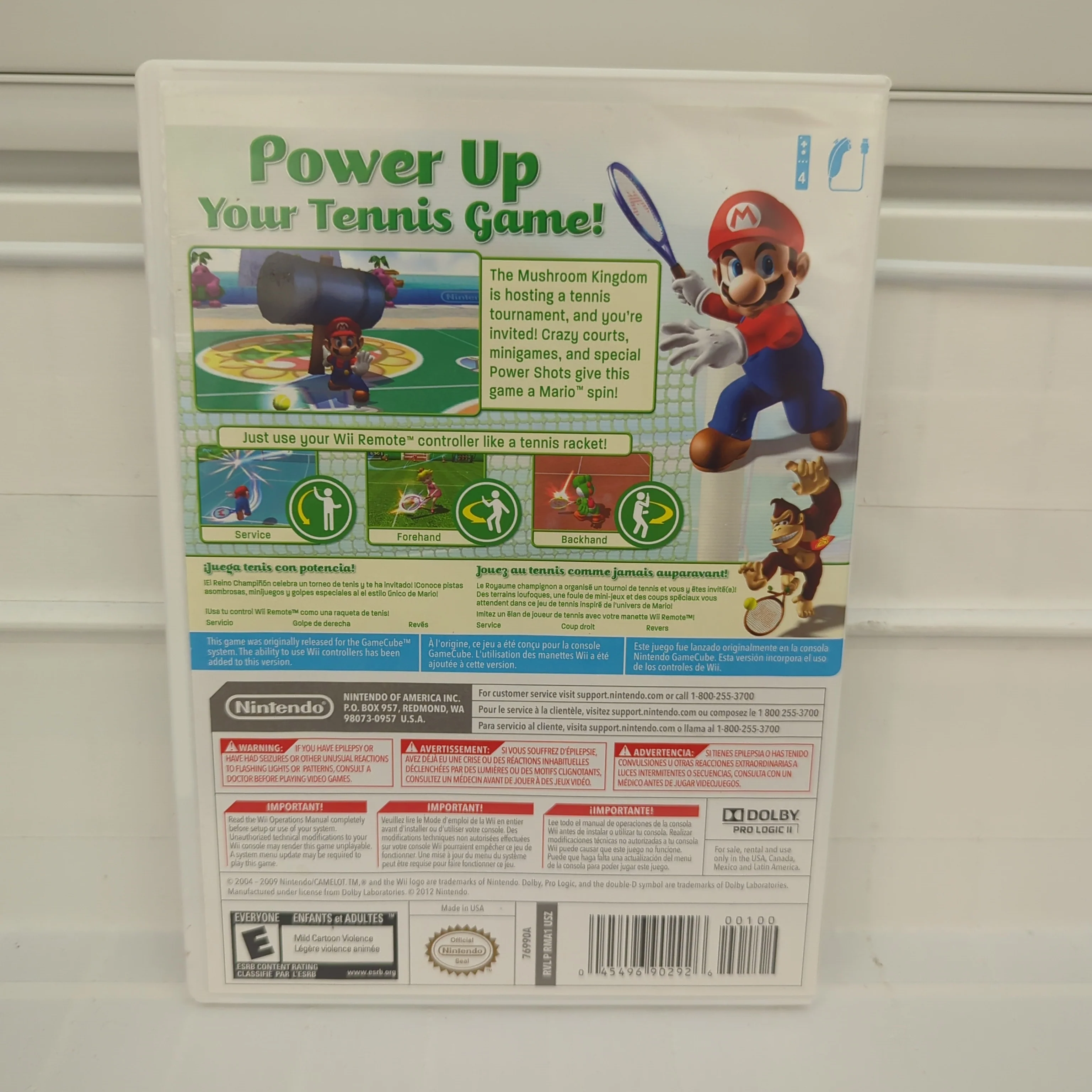 Mario Power Tennis [Nintendo Selects] - Wii - Image 2