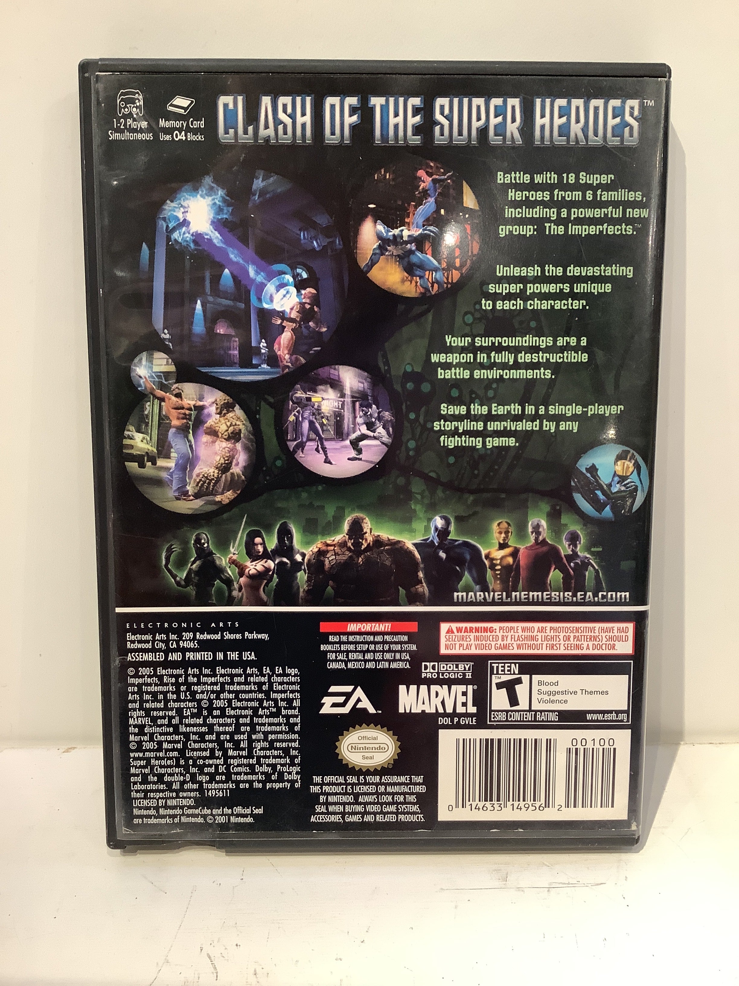 Marvel Nemesis Rise of the Imperfects - Gamecube - Image 2