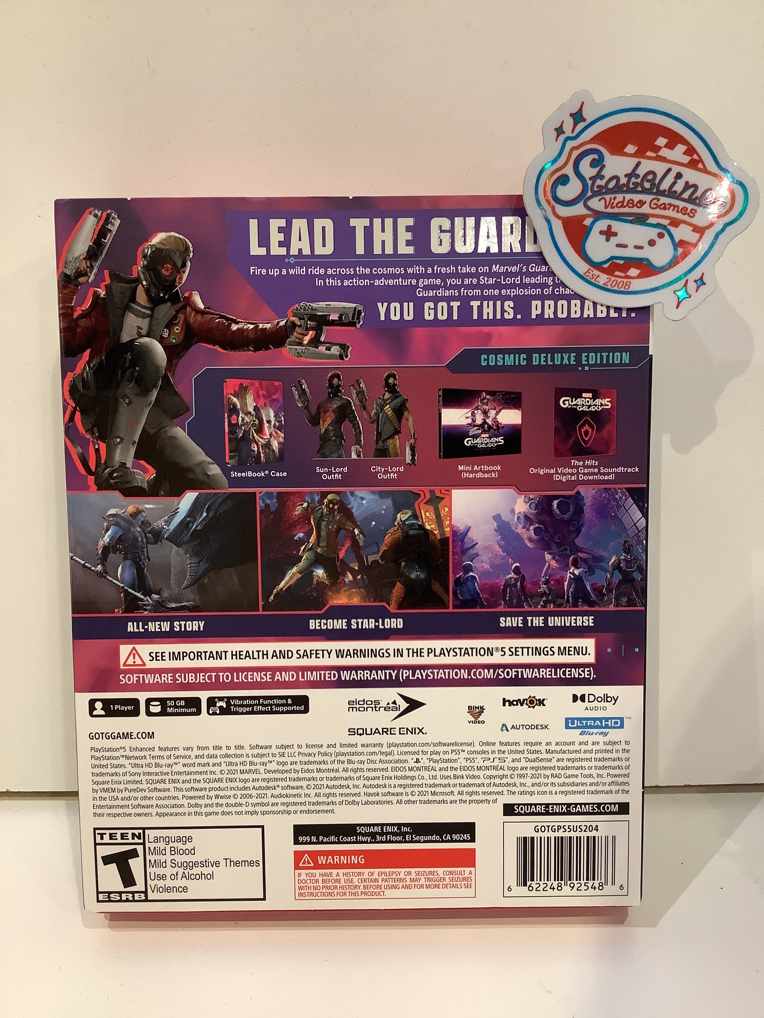 Marvel’s Guardians of the Galaxy [Cosmic Deluxe Edition] - Playstation 5 - Image 2