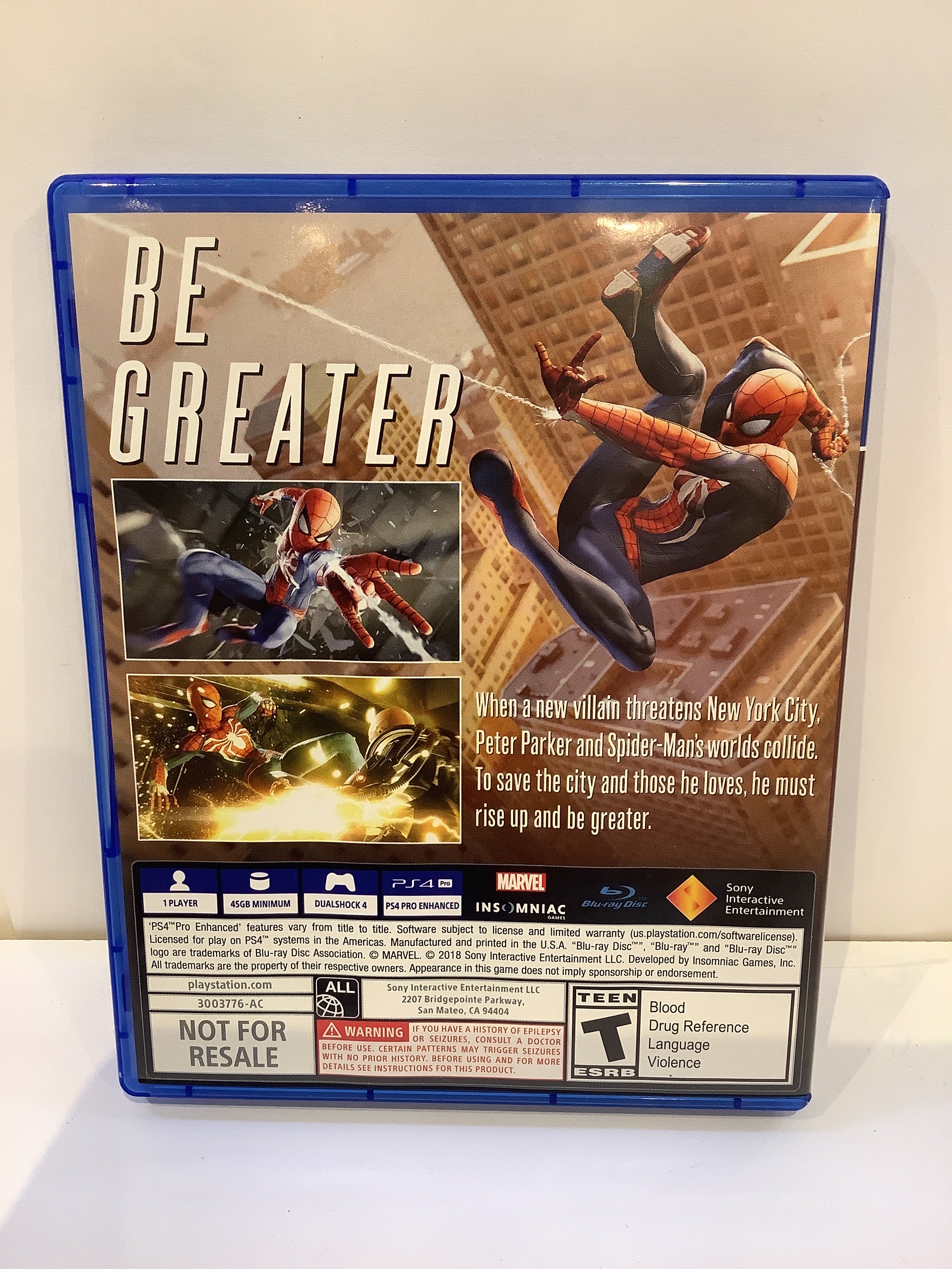 Marvel Spiderman - Playstation 4 - Image 2