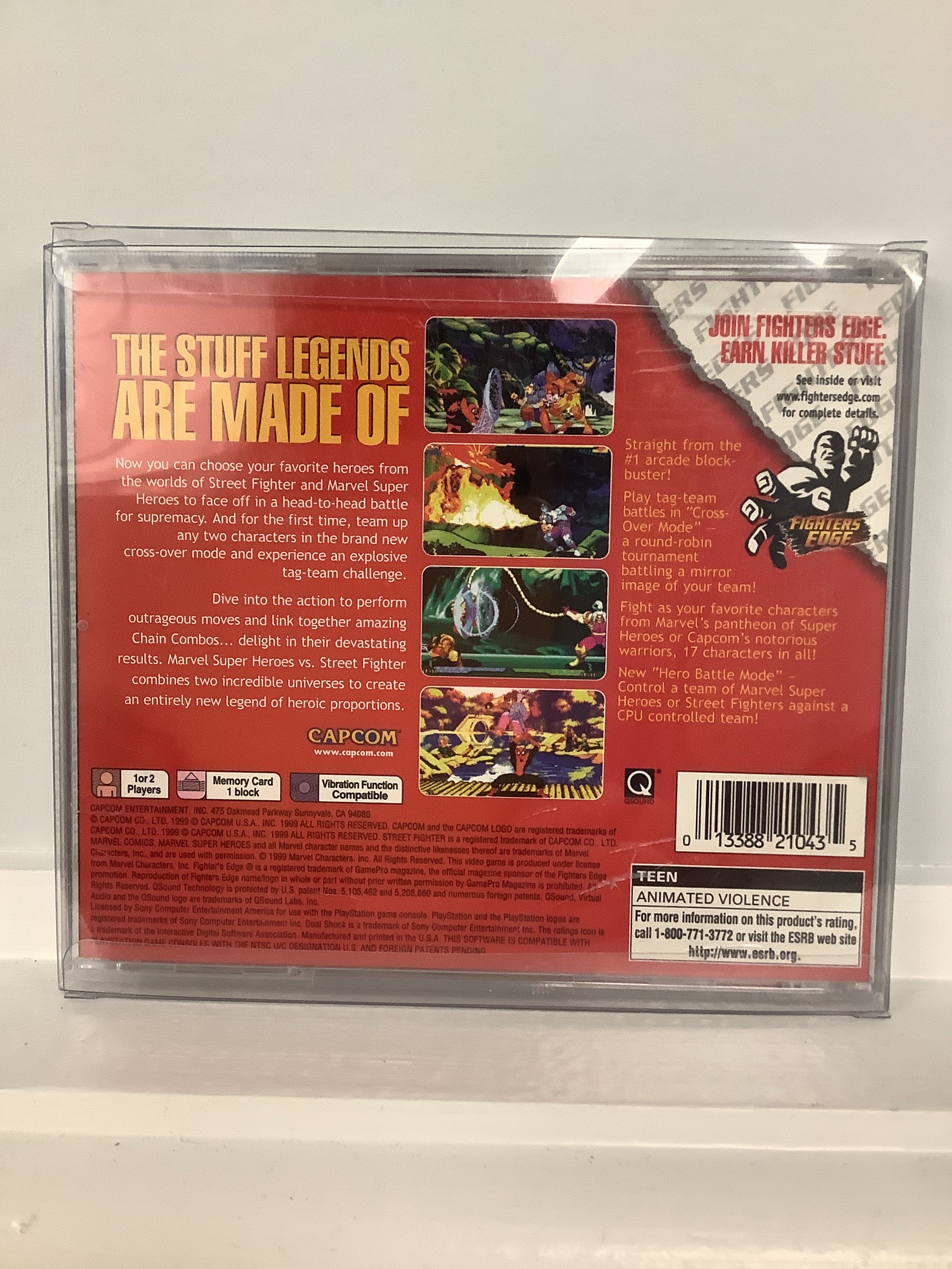 Marvel Super Heroes vs. Street Fighter - Playstation - Image 2