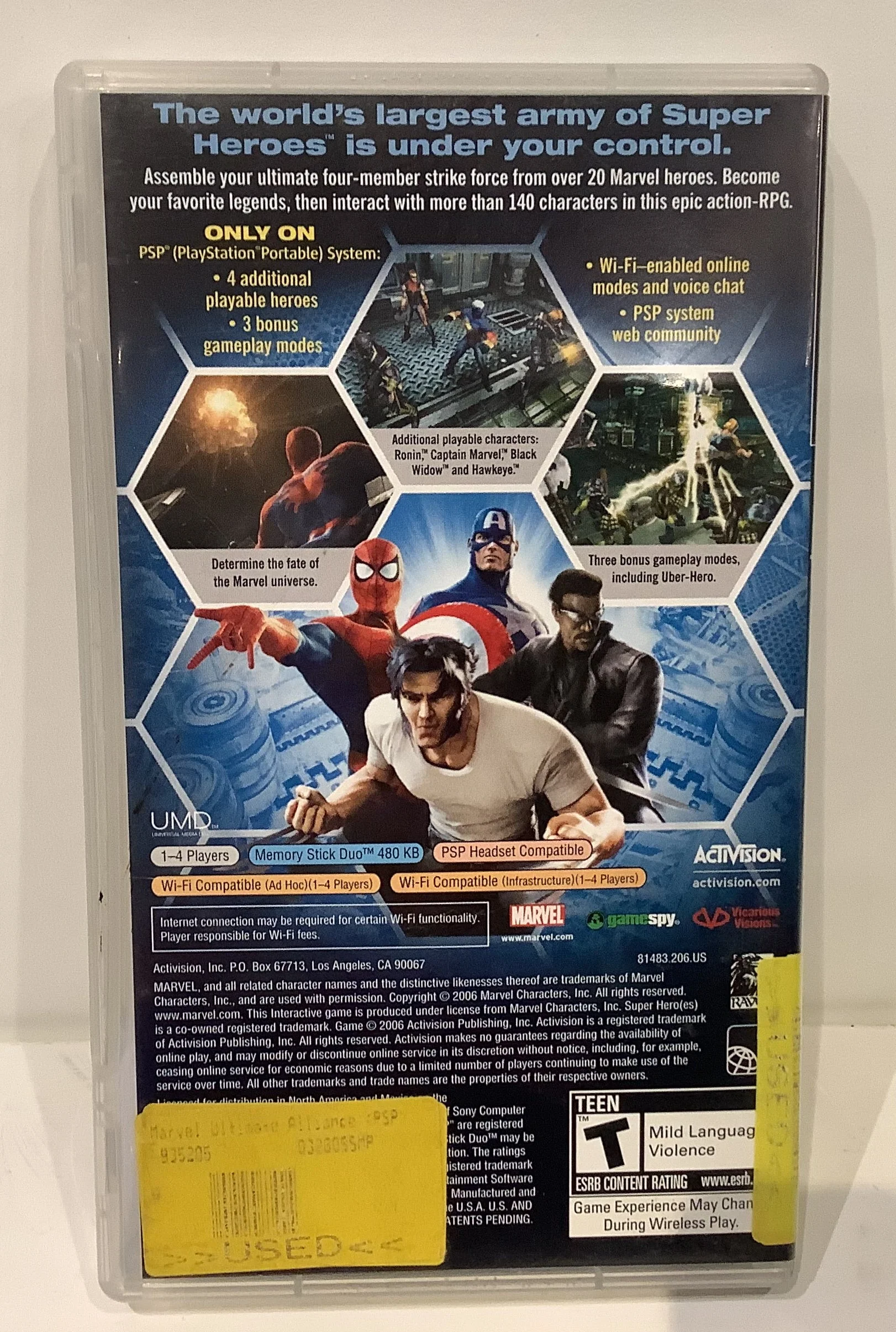 Marvel Ultimate Alliance - PSP - Image 2